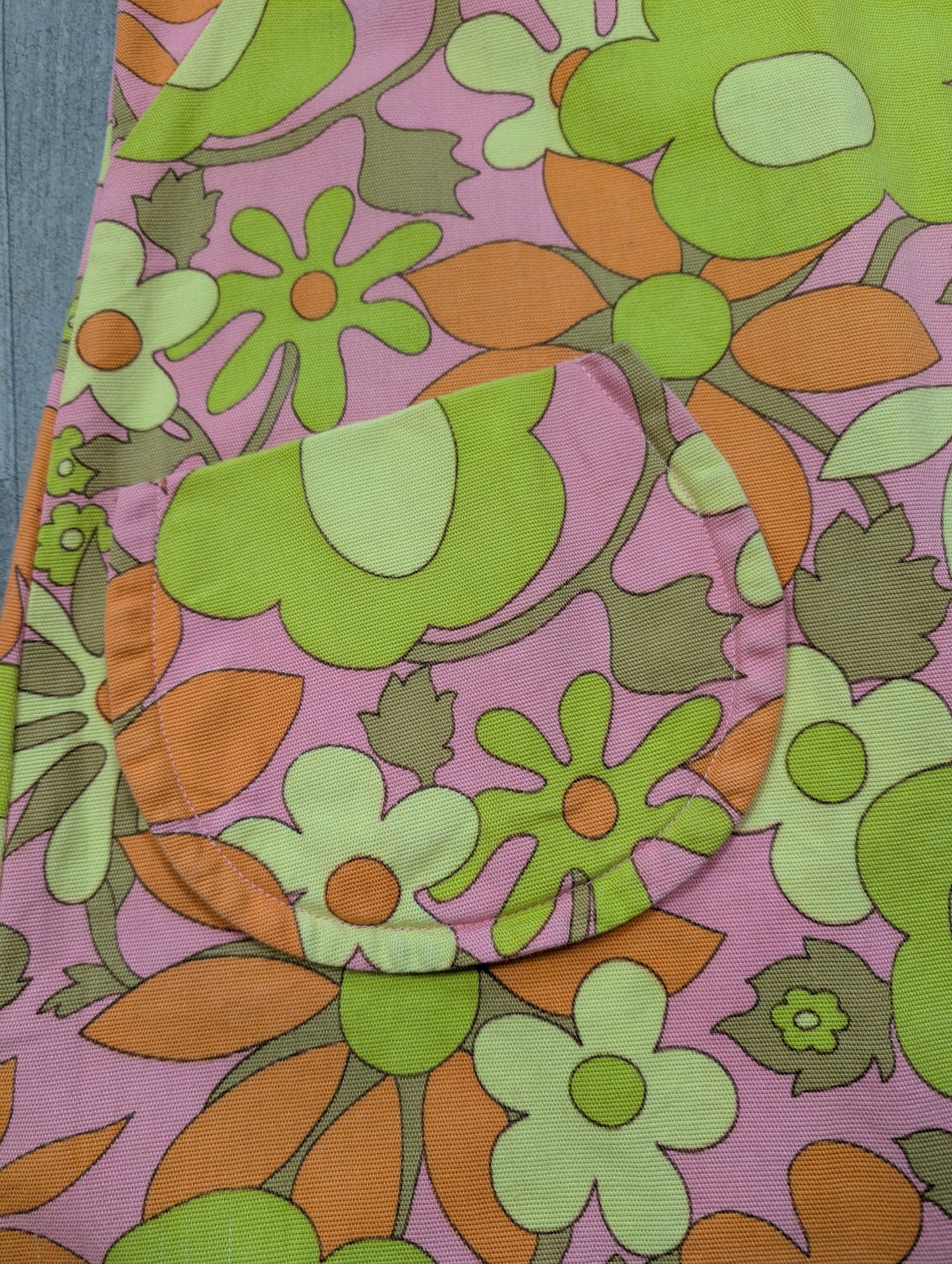 1960s St Michael flower power mini dress - S/M/10/12