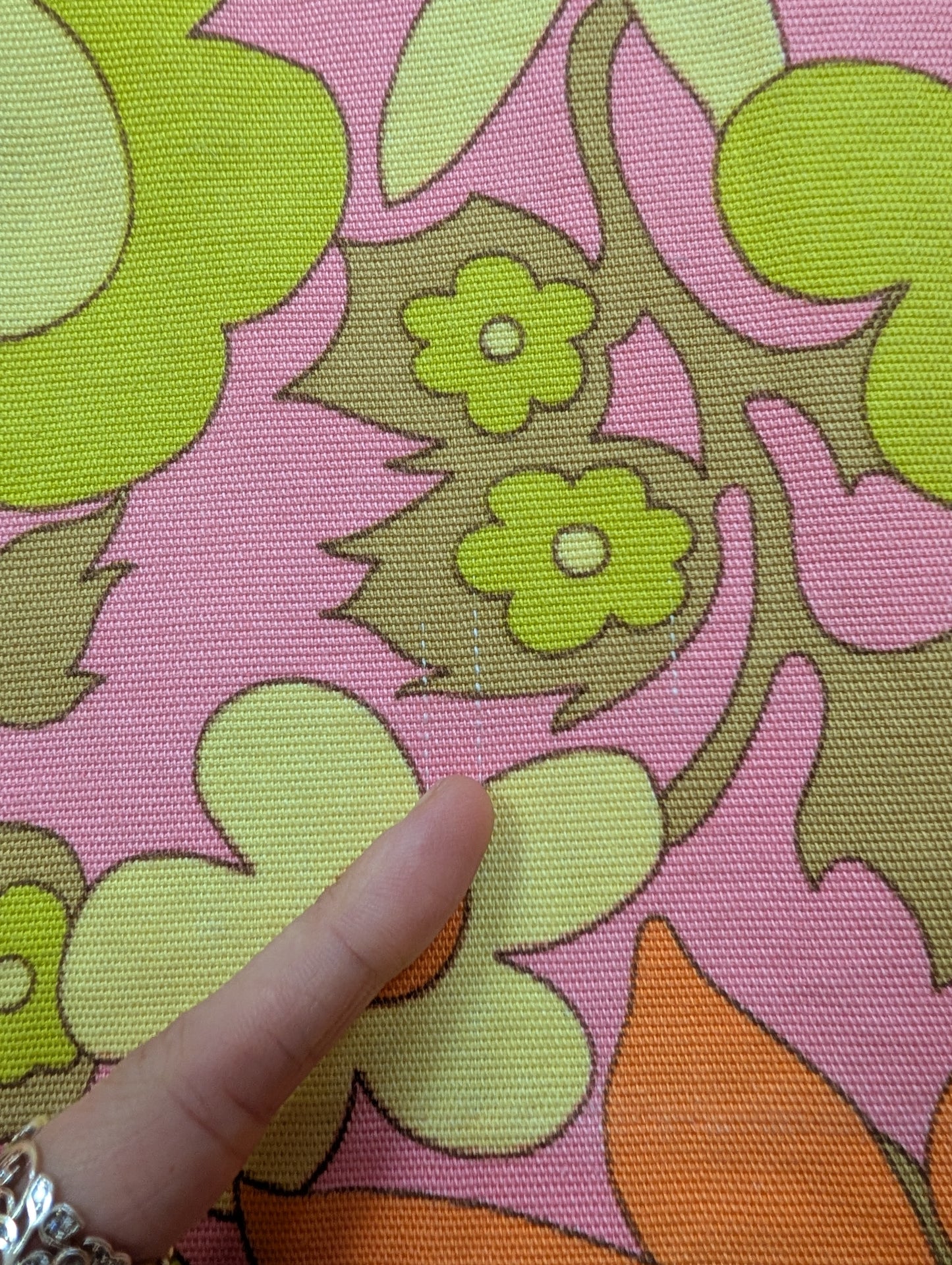 1960s St Michael flower power mini dress - S/M/10/12