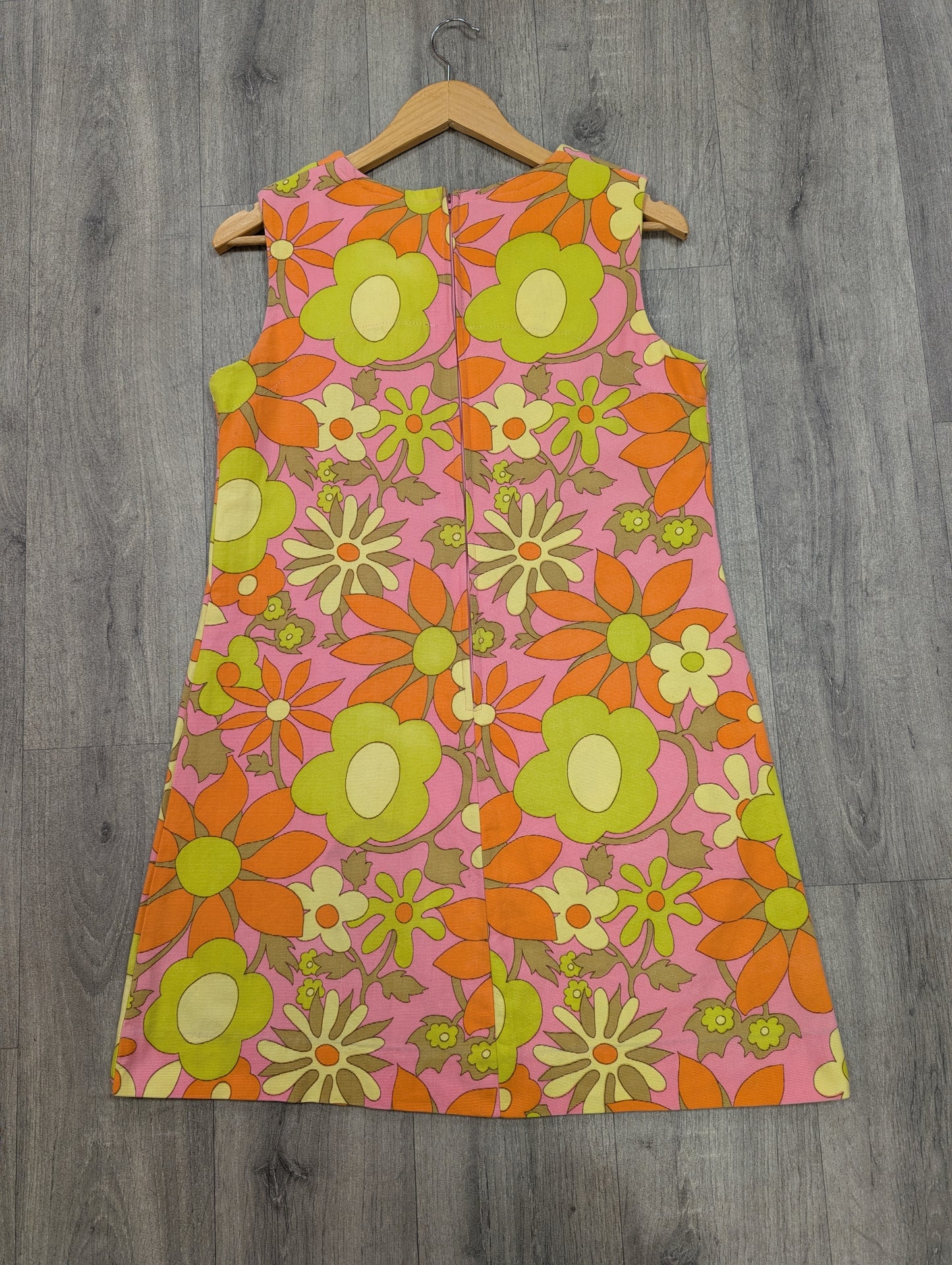 1960s St Michael flower power mini dress - S/M/10/12