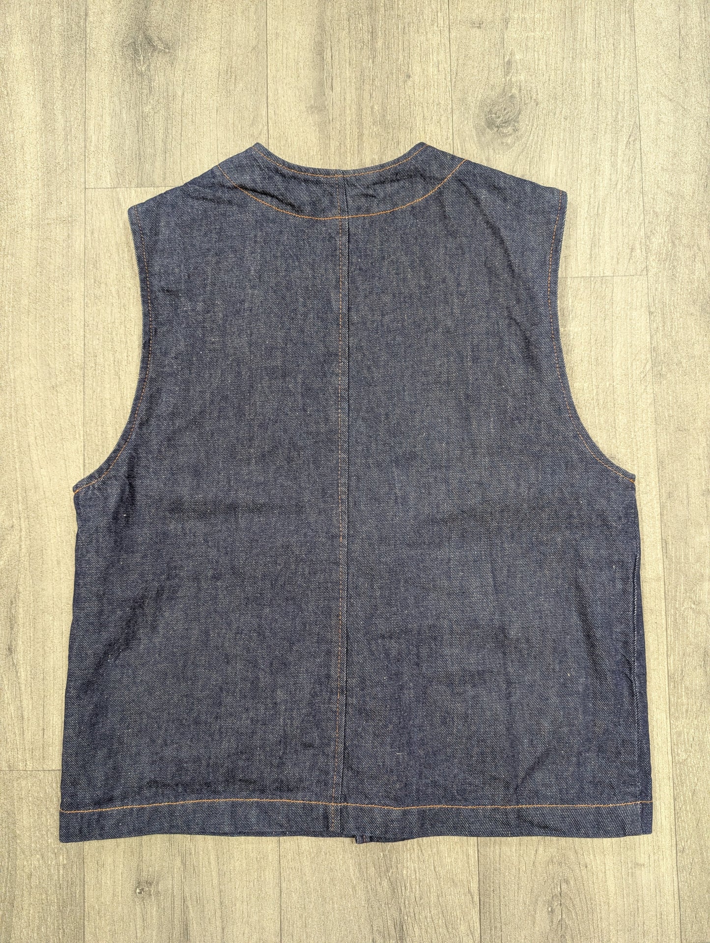 1970s denim waistcoat