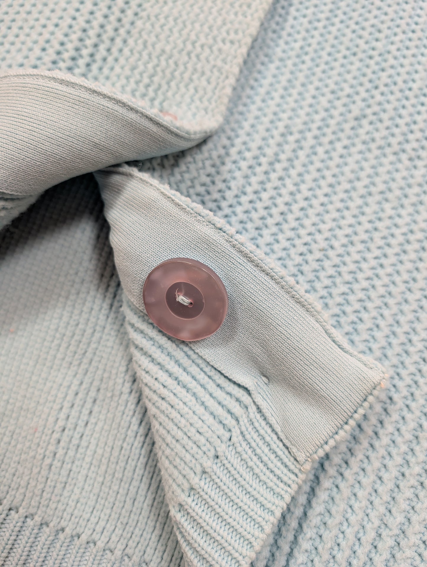 1960s St Michael bri nylon blue cardigan - M