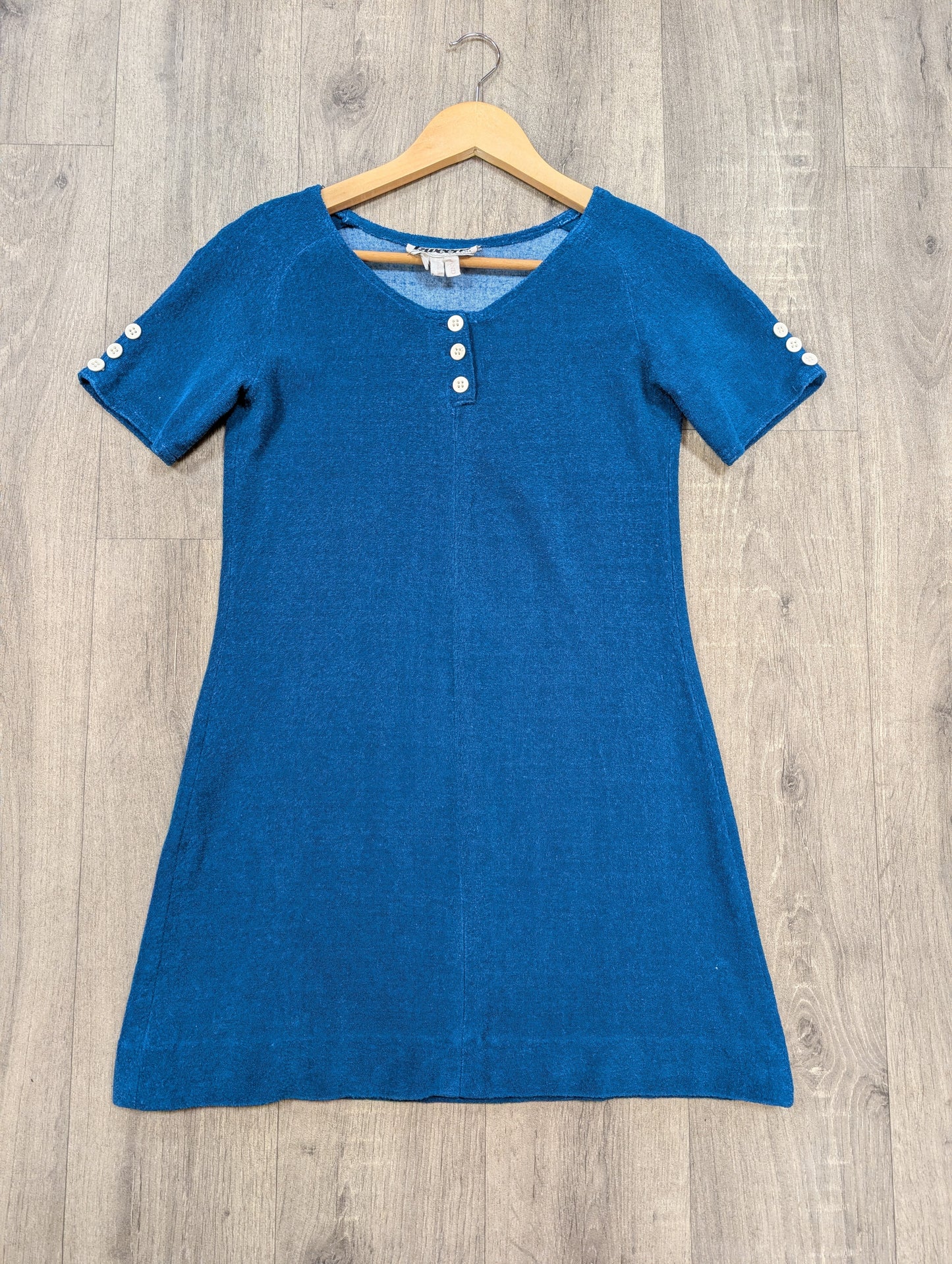 1960s Kweens of Chelsea towelling mini dress - XS/S