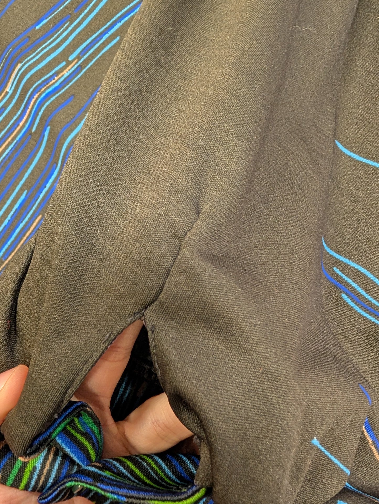 1970s kaftan dress