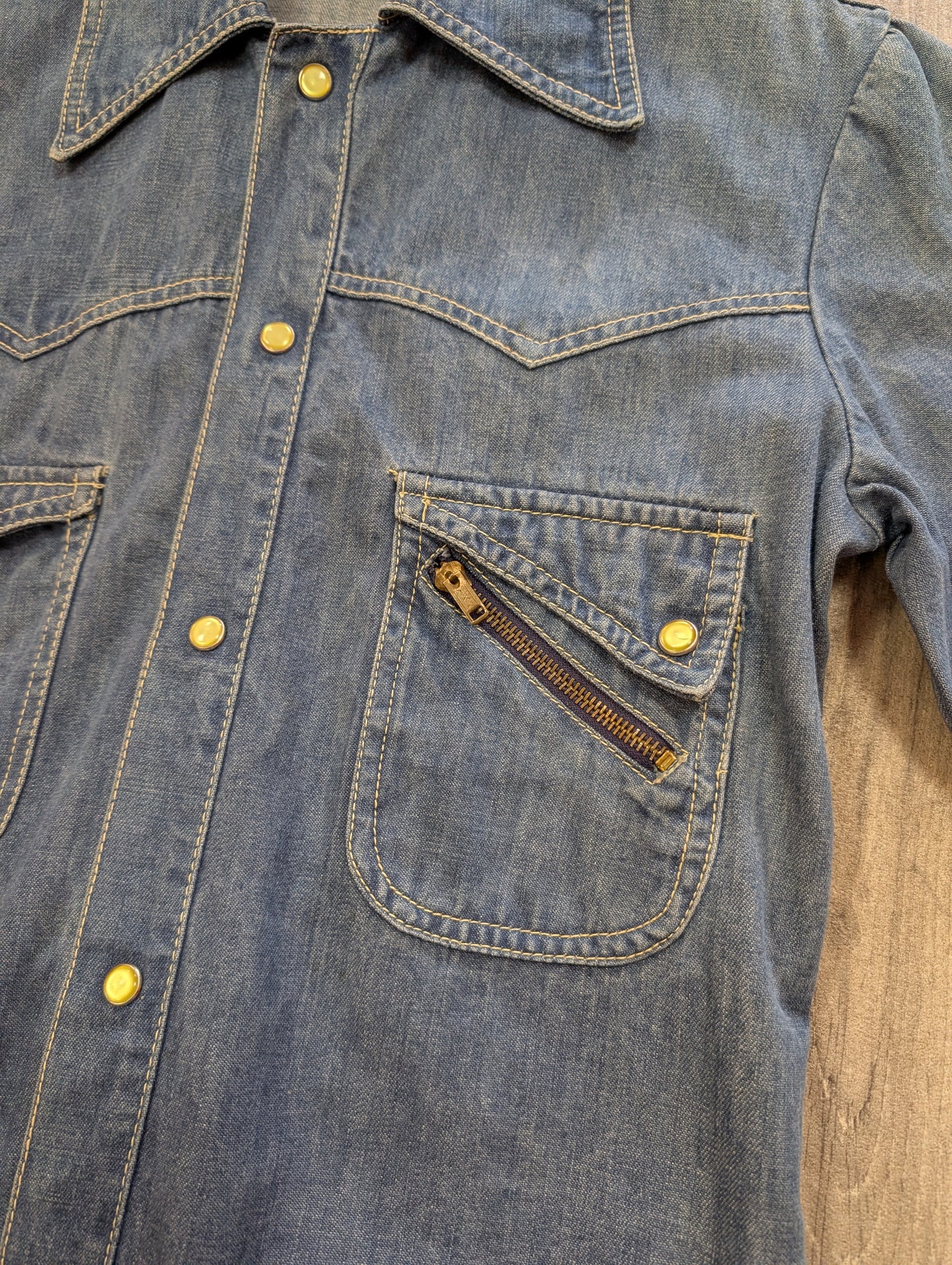 1970s Faded Glory denim shirt/jacket