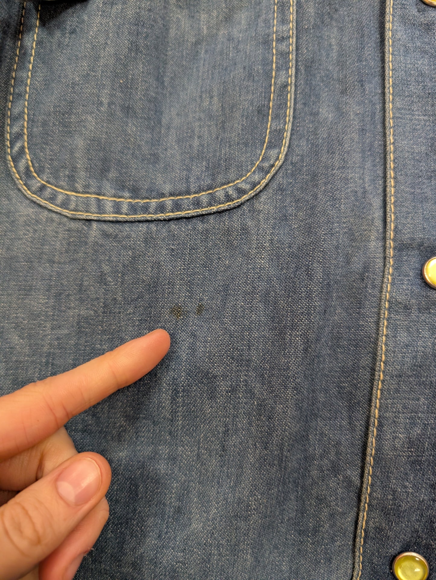 1970s Faded Glory denim shirt/jacket