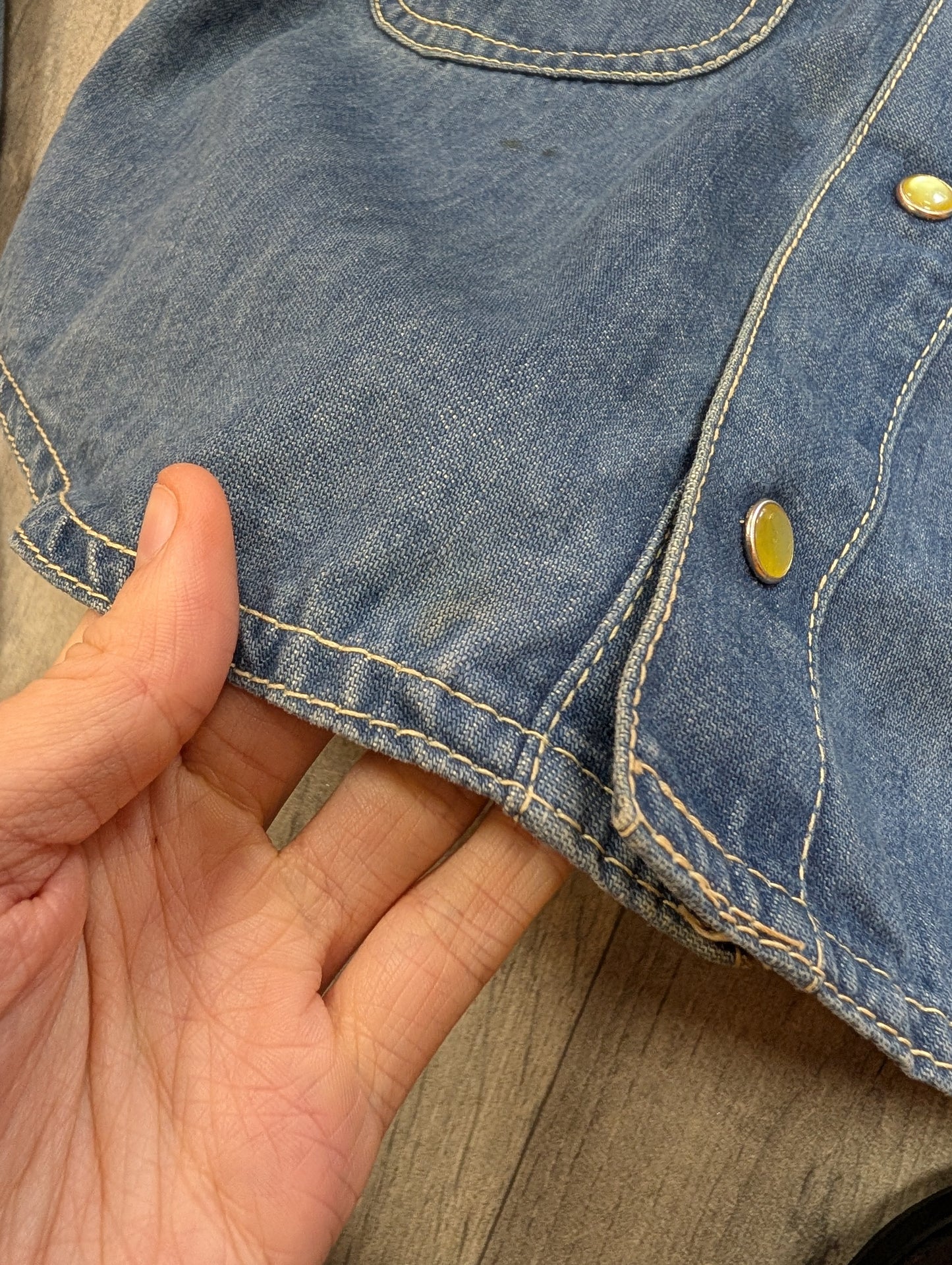 1970s Faded Glory denim shirt/jacket