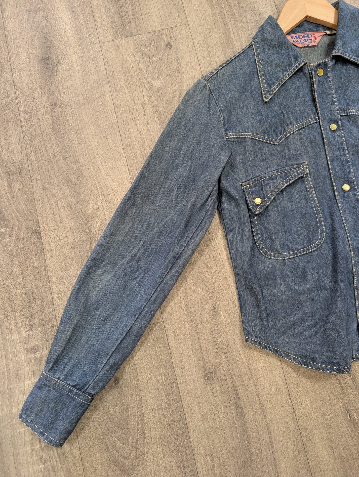 1970s Faded Glory denim shirt/jacket