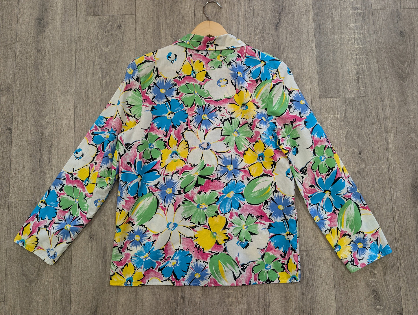 1980s St Michael floral cotton jacket - S