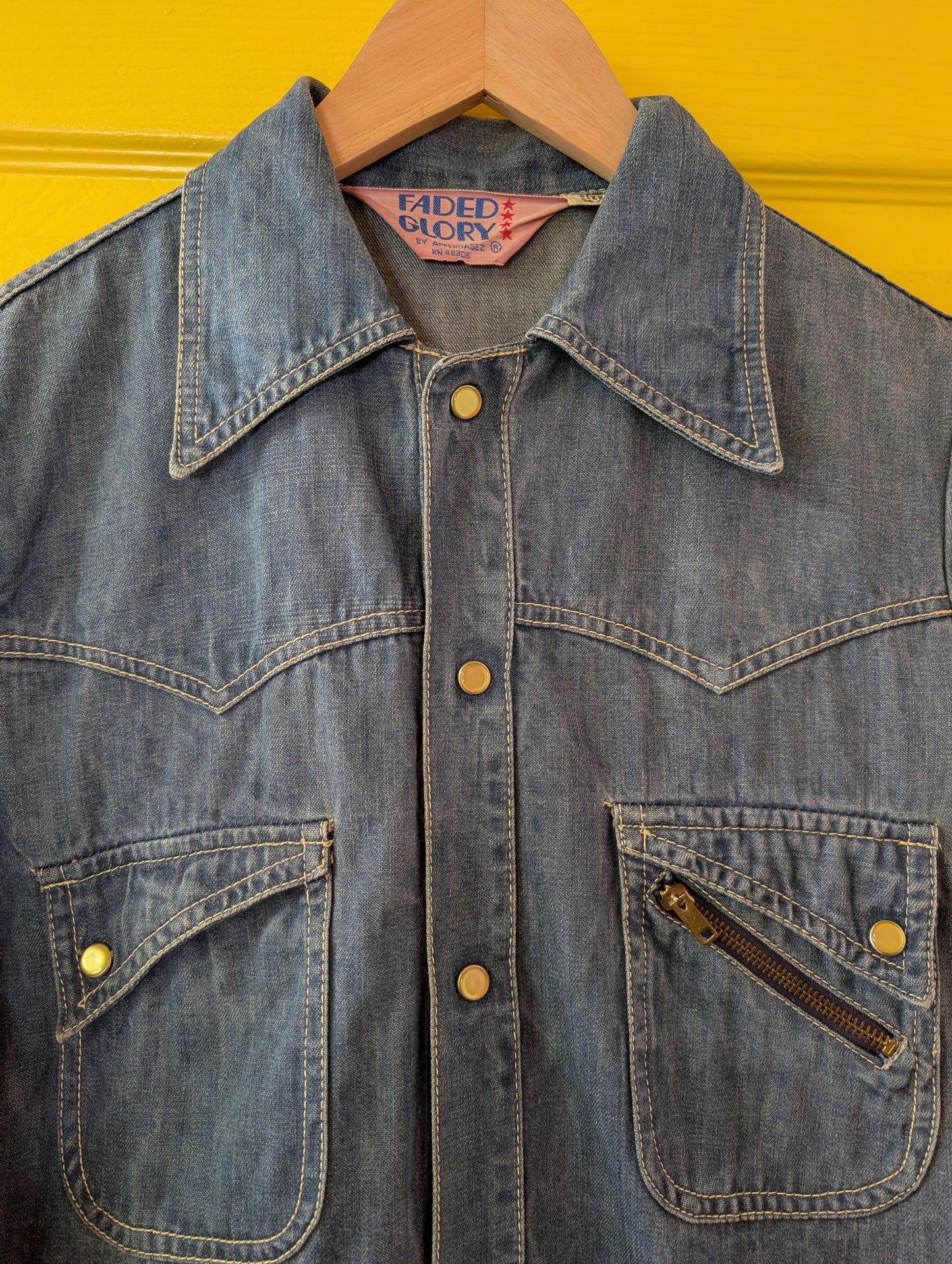 1970s Faded Glory denim shirt/jacket