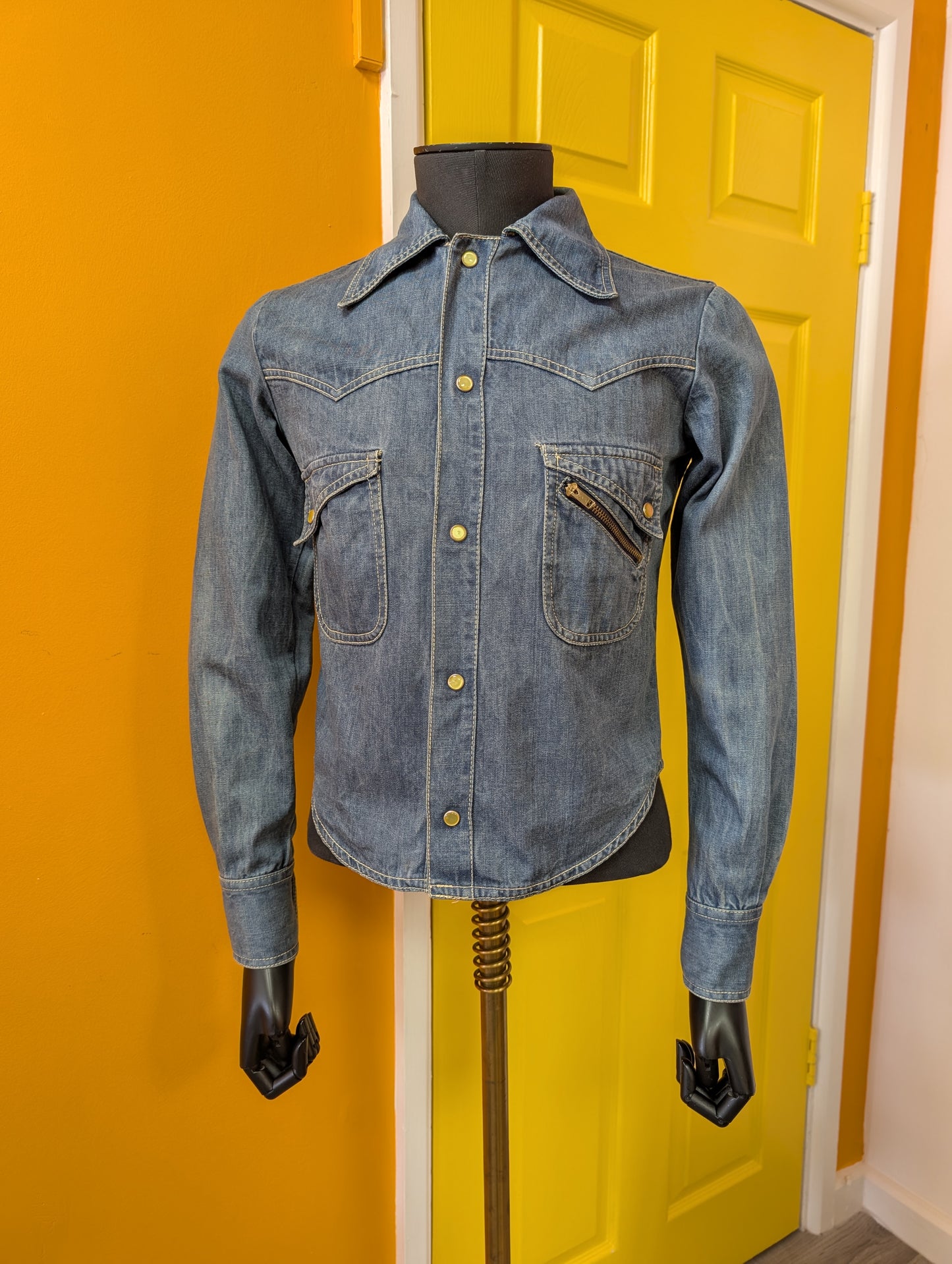 1970s Faded Glory denim shirt/jacket