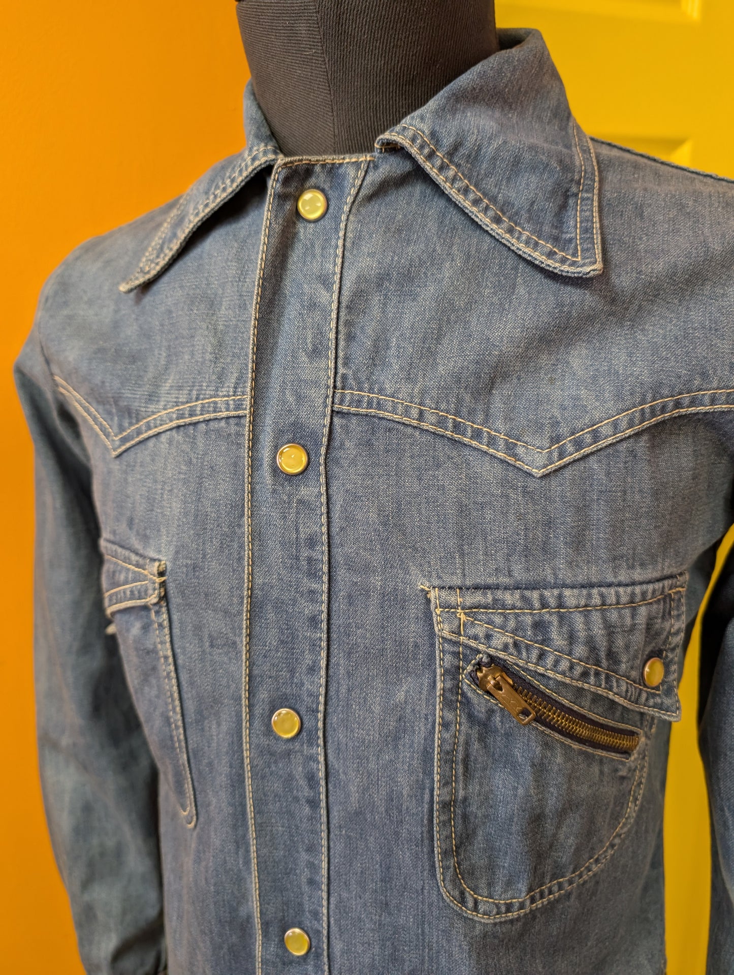 1970s Faded Glory denim shirt/jacket