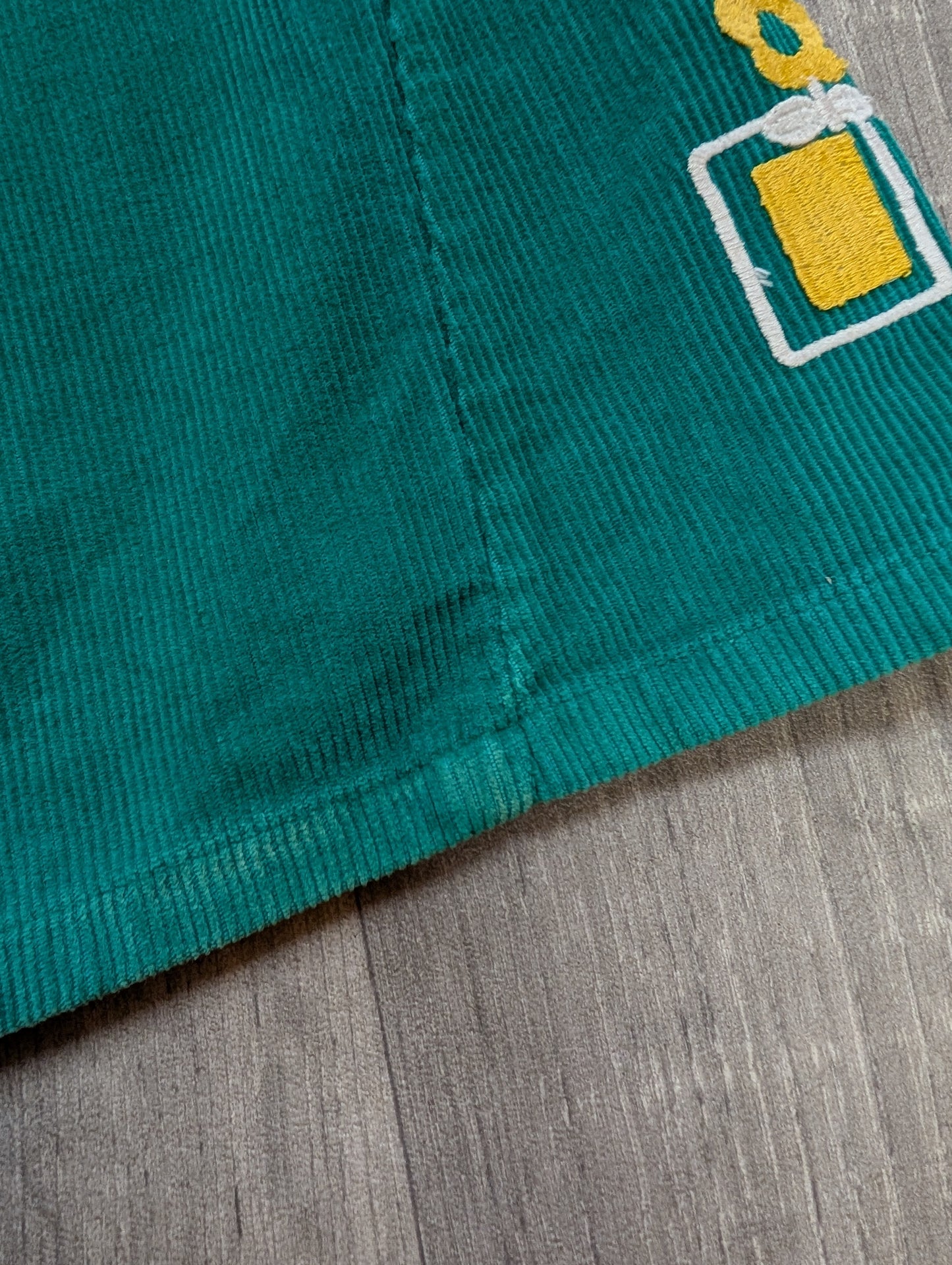 1970s St Michael green corduroy trousers - 32" waist