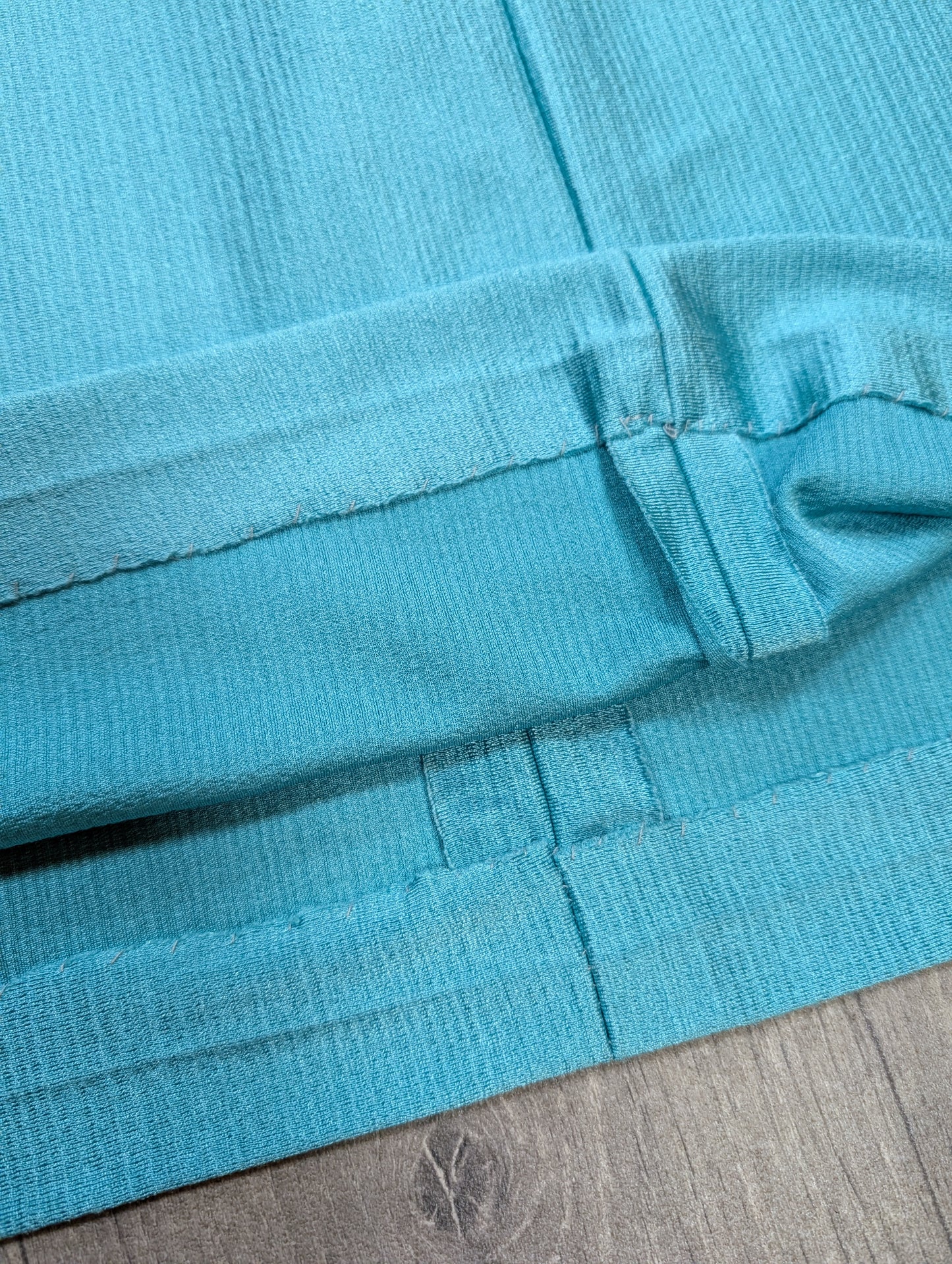 1970s turquoise belted kaftan
