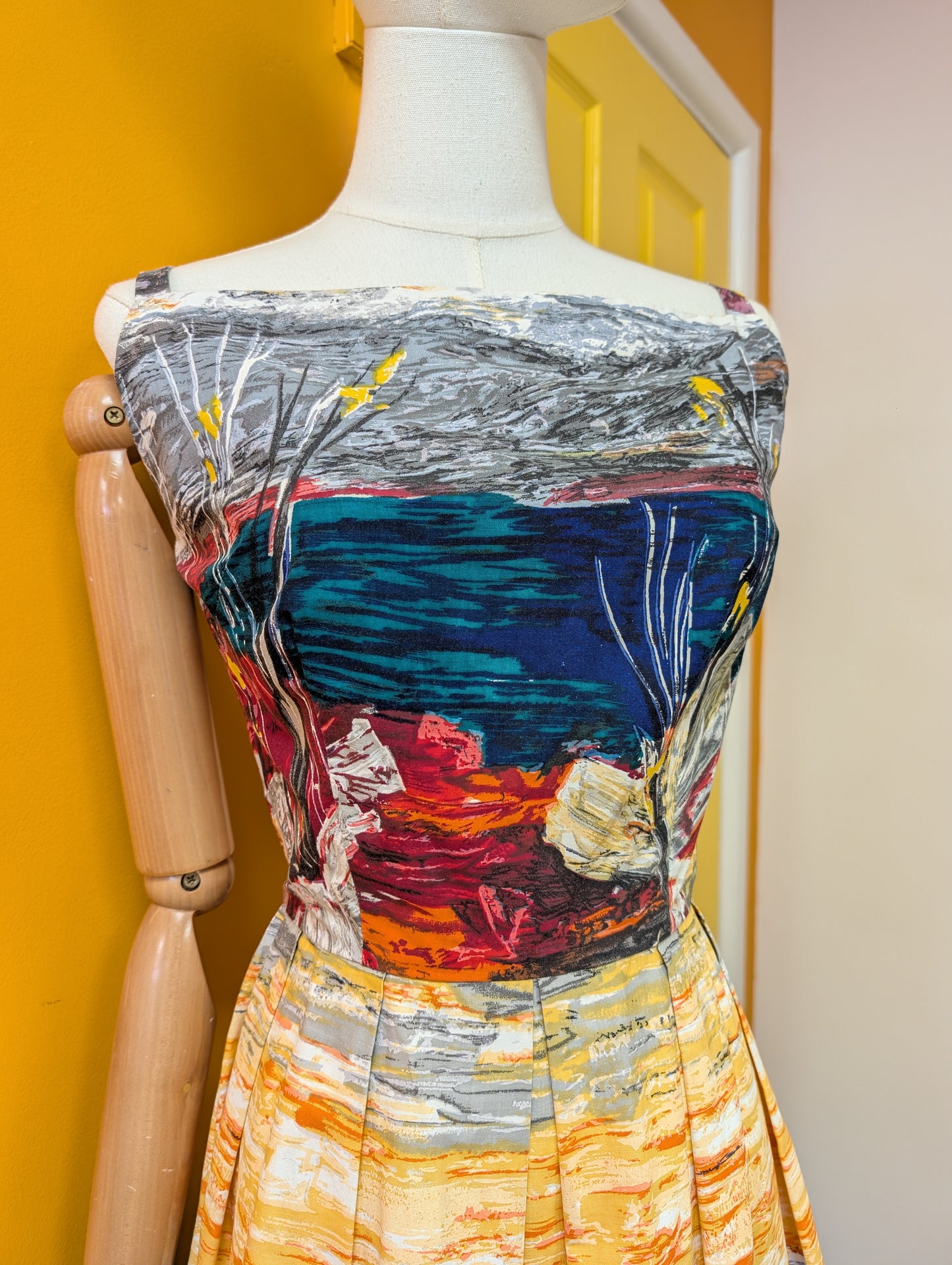 50s/60s Bijou Original cotton dress - XS/S/6/8