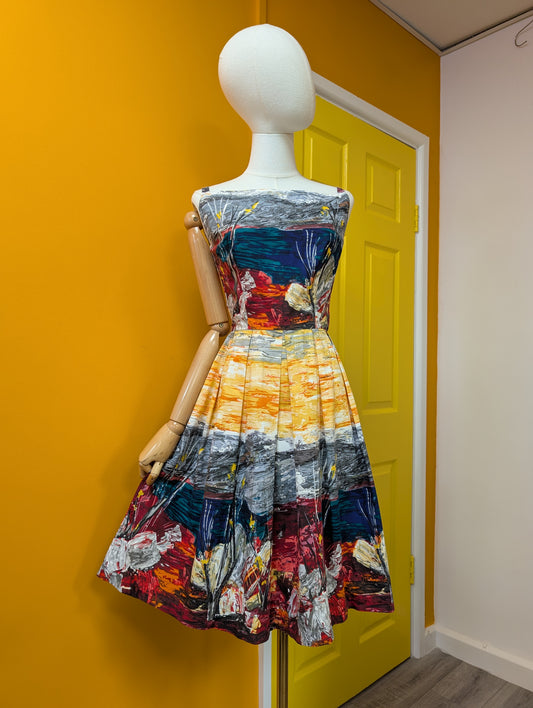 50s/60s Bijou original cotton dress - XS/S/6/8