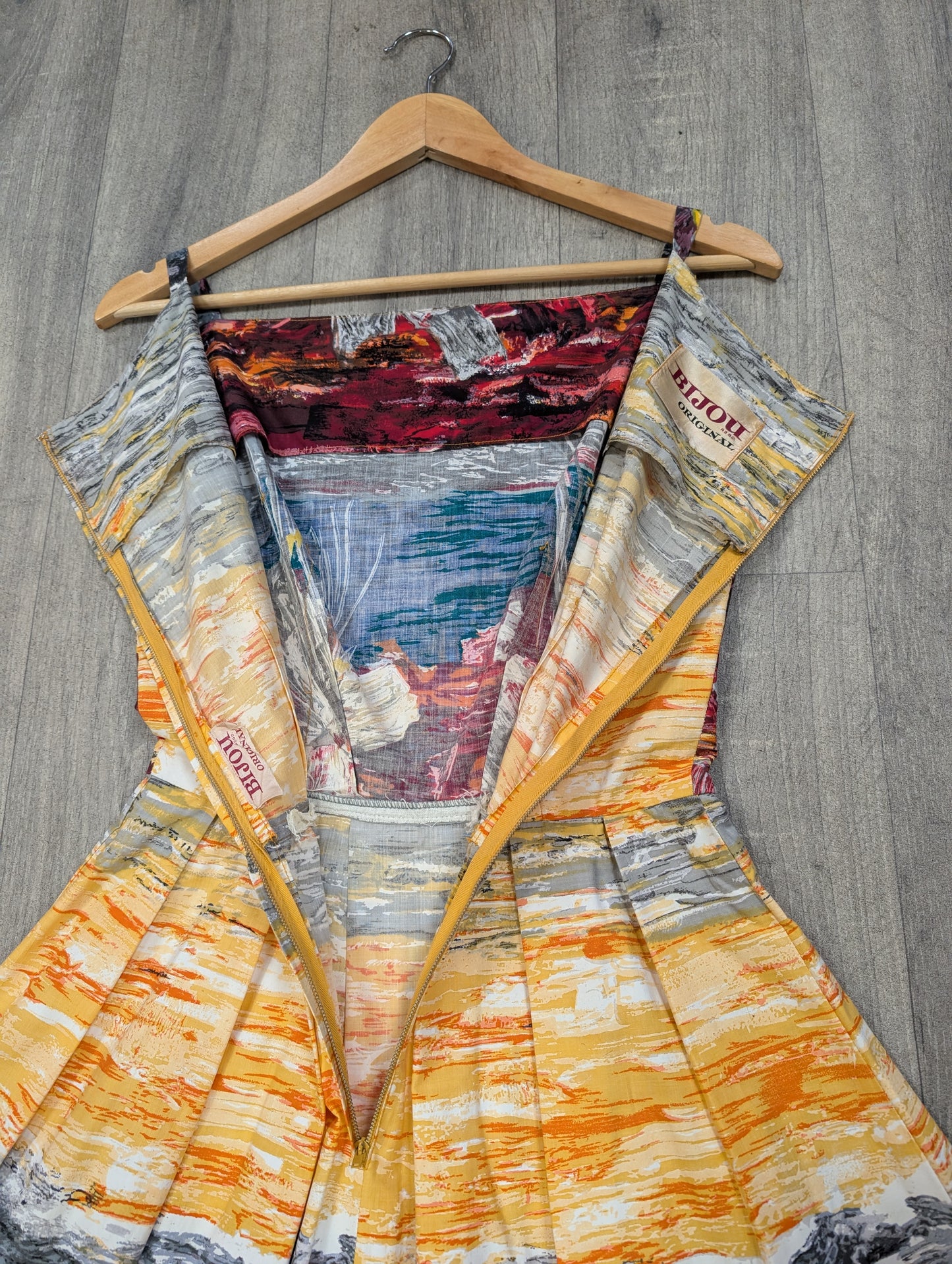 50s/60s Bijou Original cotton dress - XS/S/6/8