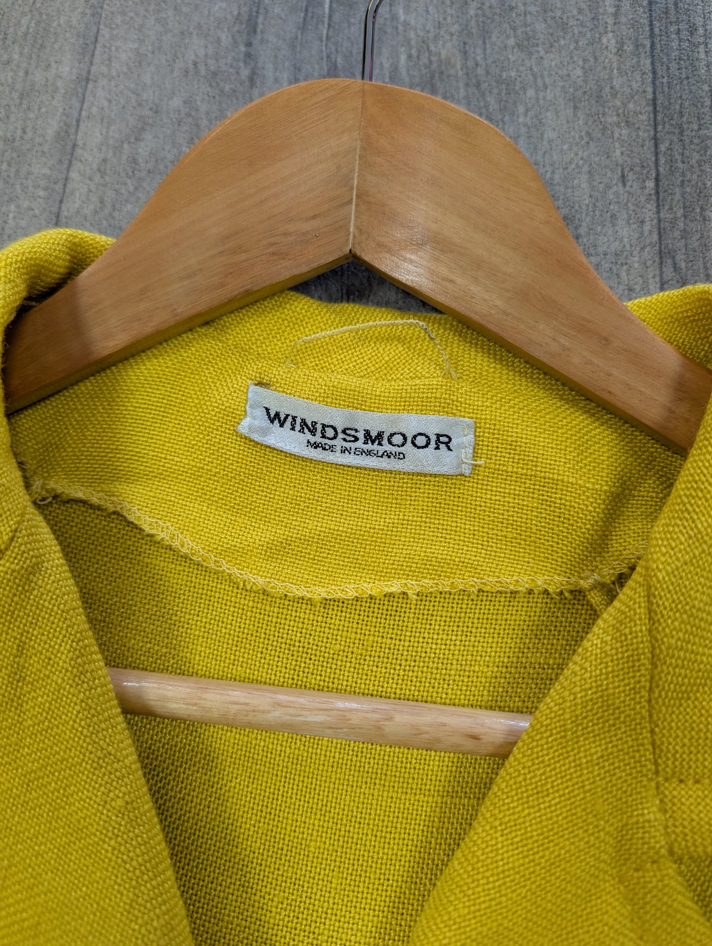 1970s Windsmoor yellow skirt suit - S/M/10/12