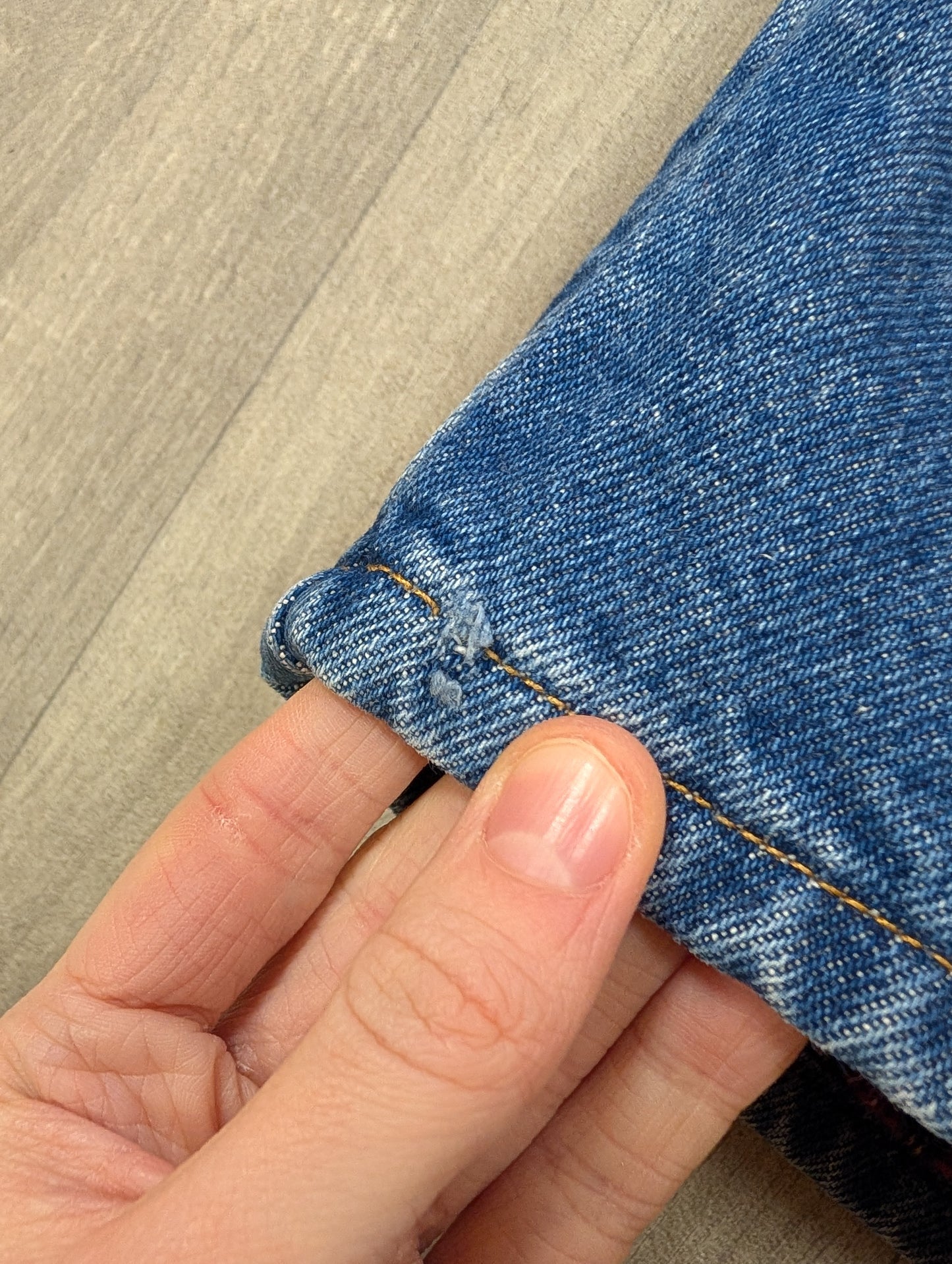 LL Bean flannel lined jeans - 27" waist