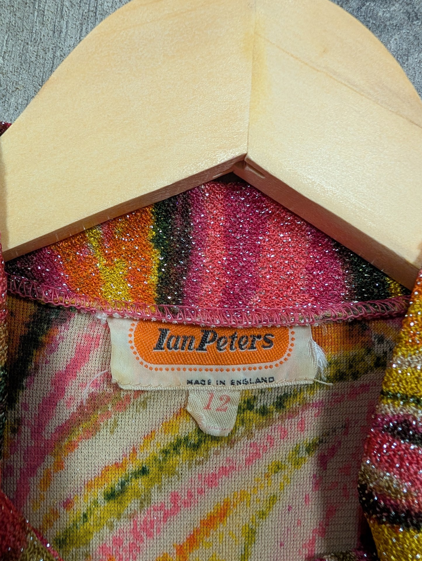 Phenomenal 1960s Ian Peters lurex trouser suit - S/8