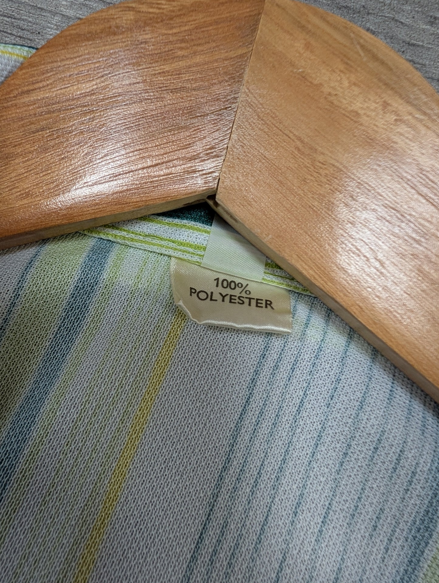 1970s striped smock top - L/XL