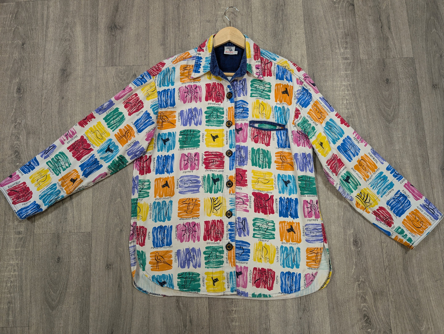 1990s Bonzo Australia cotton shirt