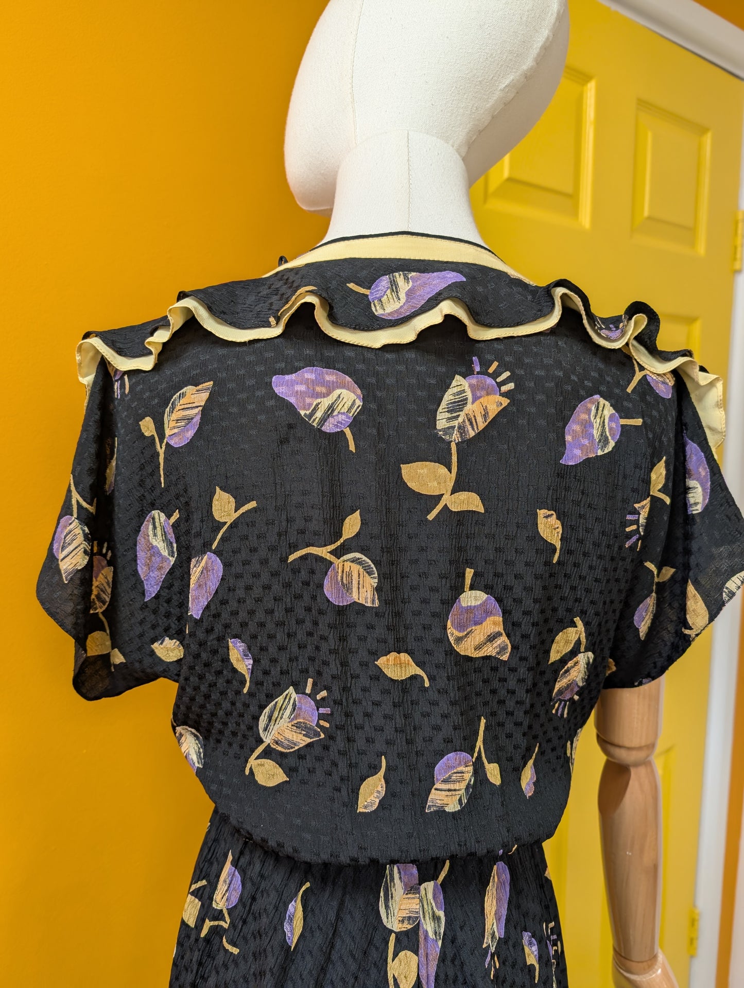 1980s Jean and Martin Pallant pure silk dress - XS/S