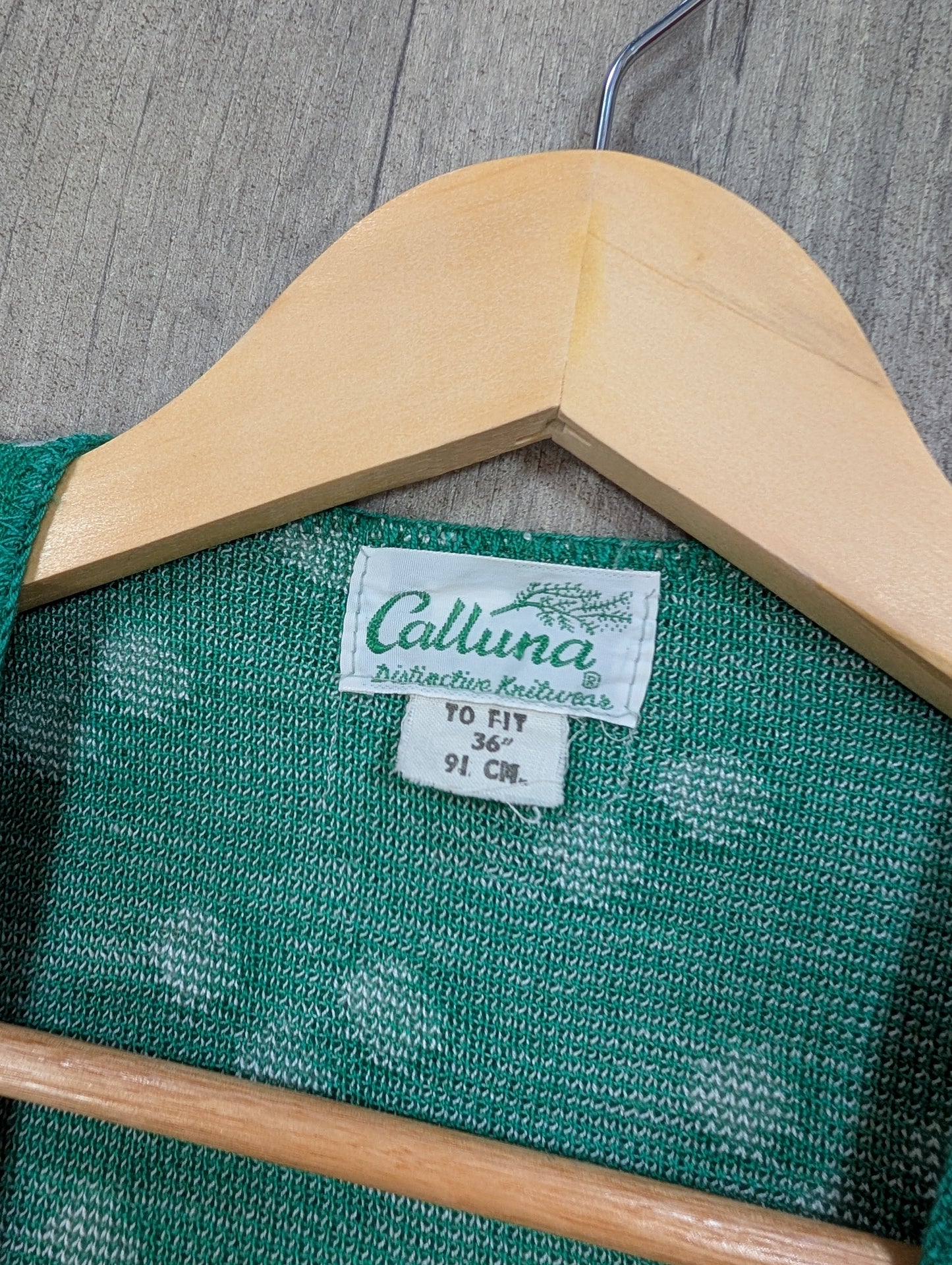 1970s Calluna knitted top - S