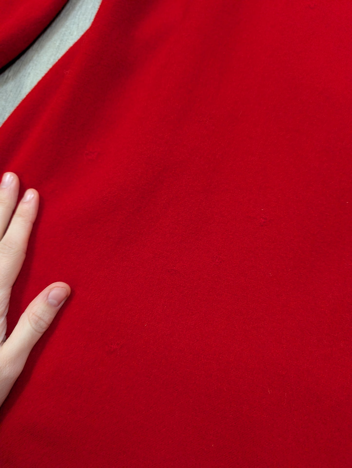 1960s Twiggy red wool mini dress - XS/S