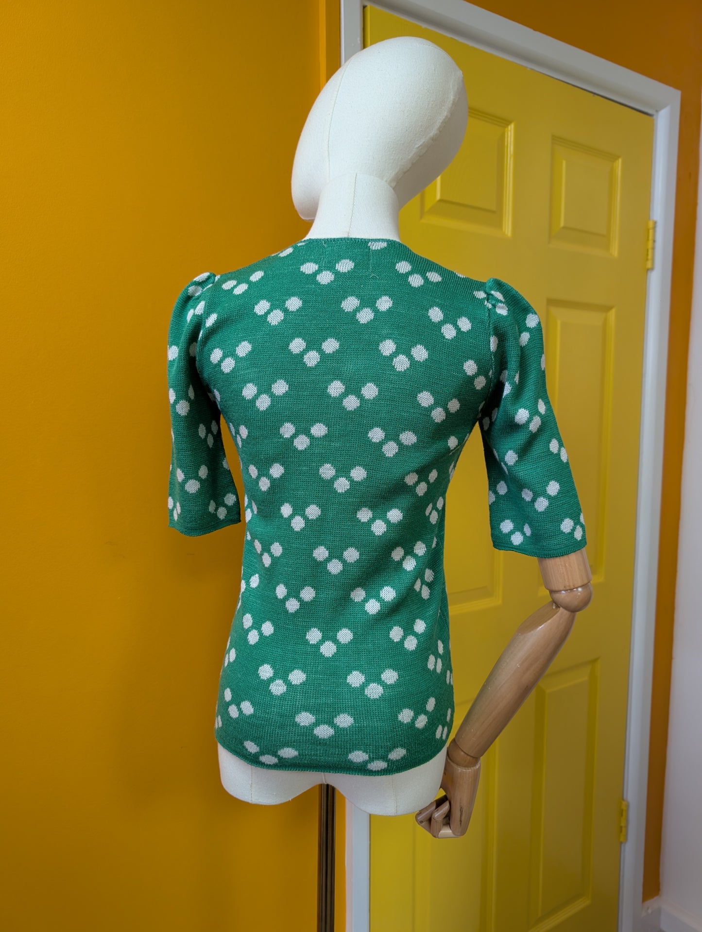 1970s Calluna knitted top - S