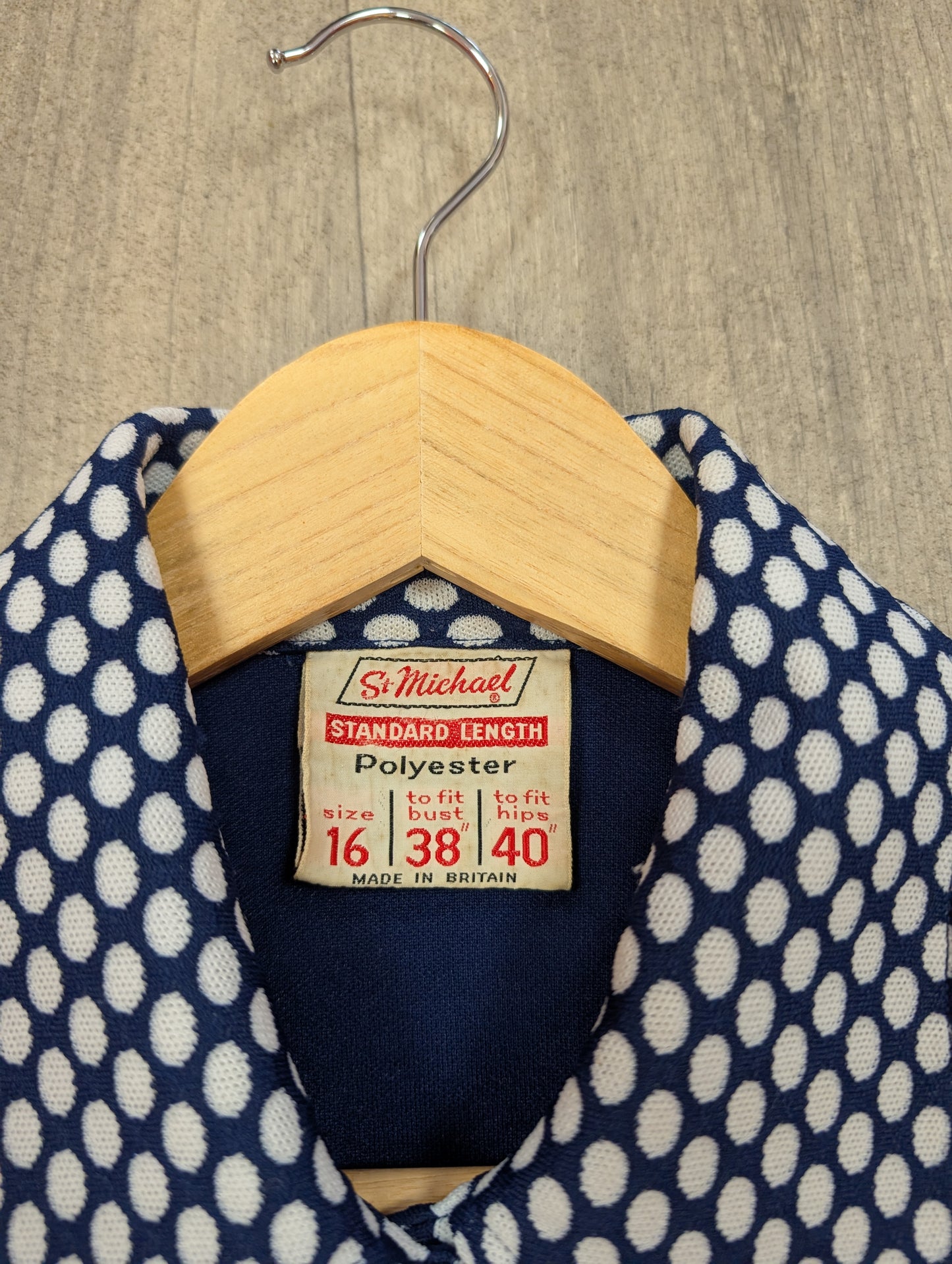1960s St Michael dress & belt - M/12/14