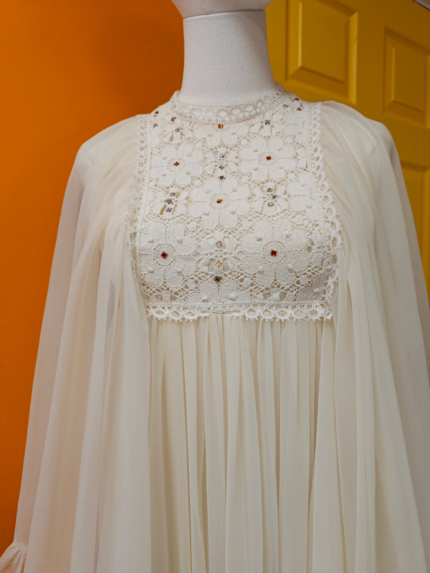 1970s House of Nicholas maxi dress - XS/S/6/8