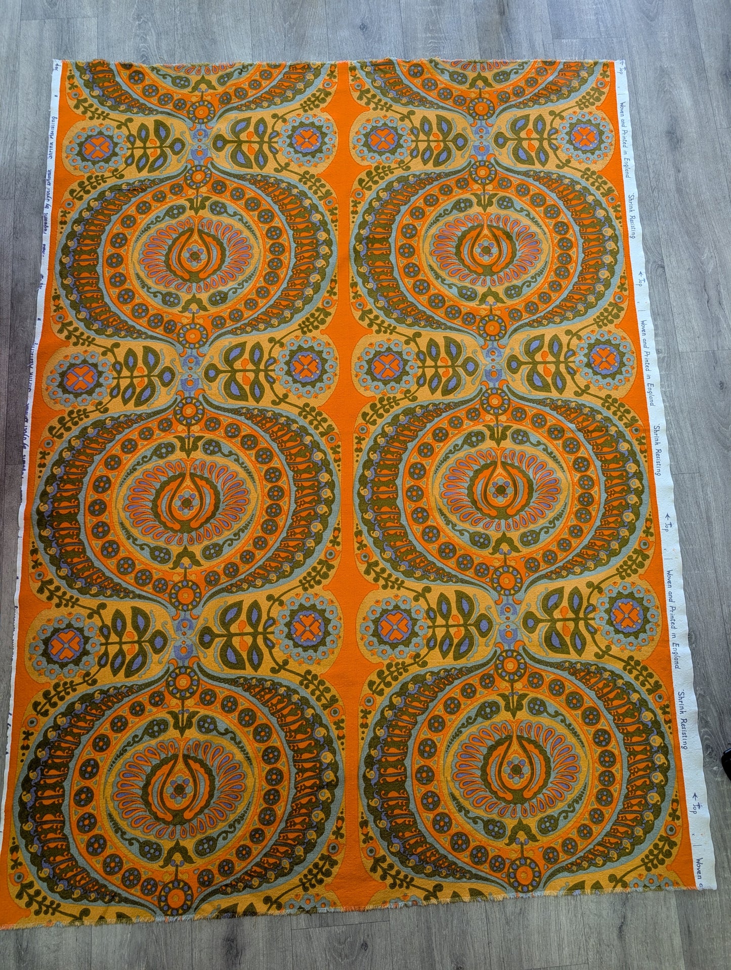1960s Pageant by Jyoti Bhomik for Heals psychedelic fabric