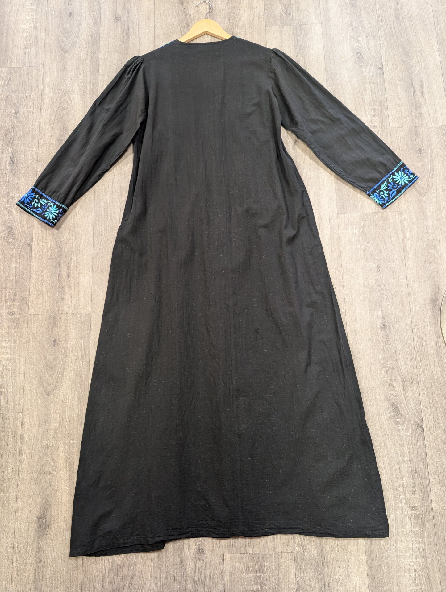 Al-Amal embroidered Indian cotton maxi dress - S/M