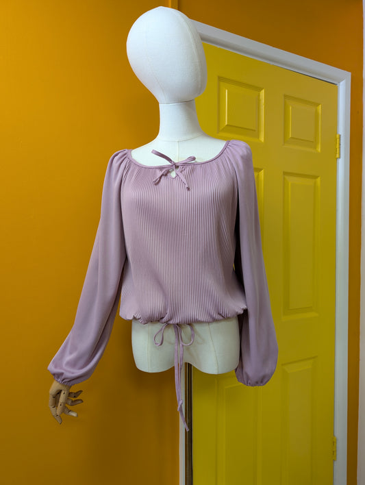 1970s BHS lilac/purple top - M