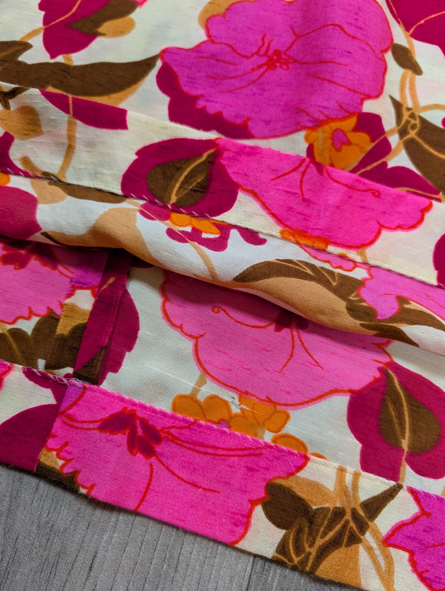 60s/70s psychedelic maxi dress - M/12/14