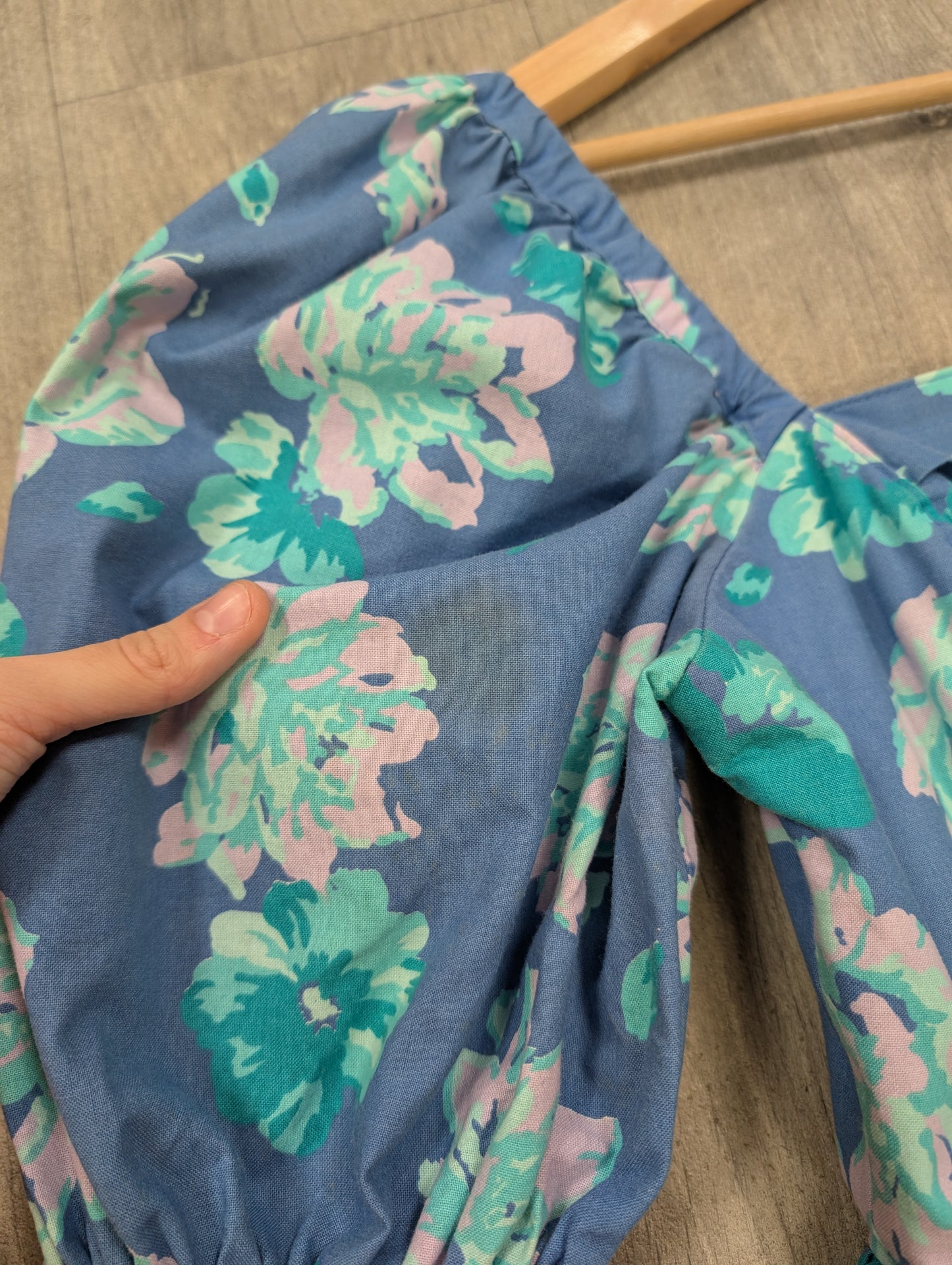 1980s Laura Ashley floral cotton dress - S/8