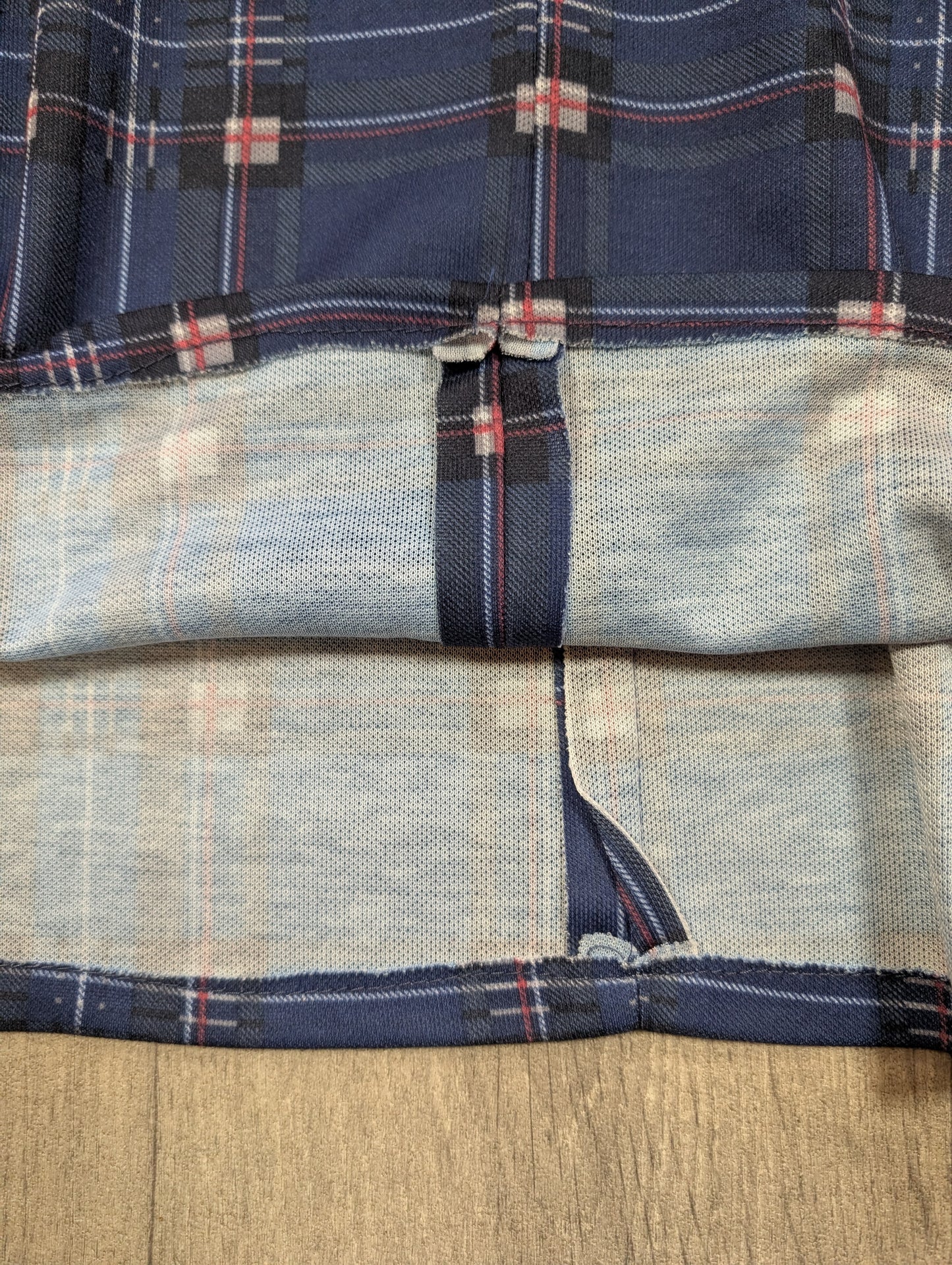 Deadstock 1980s check dress & belt - M