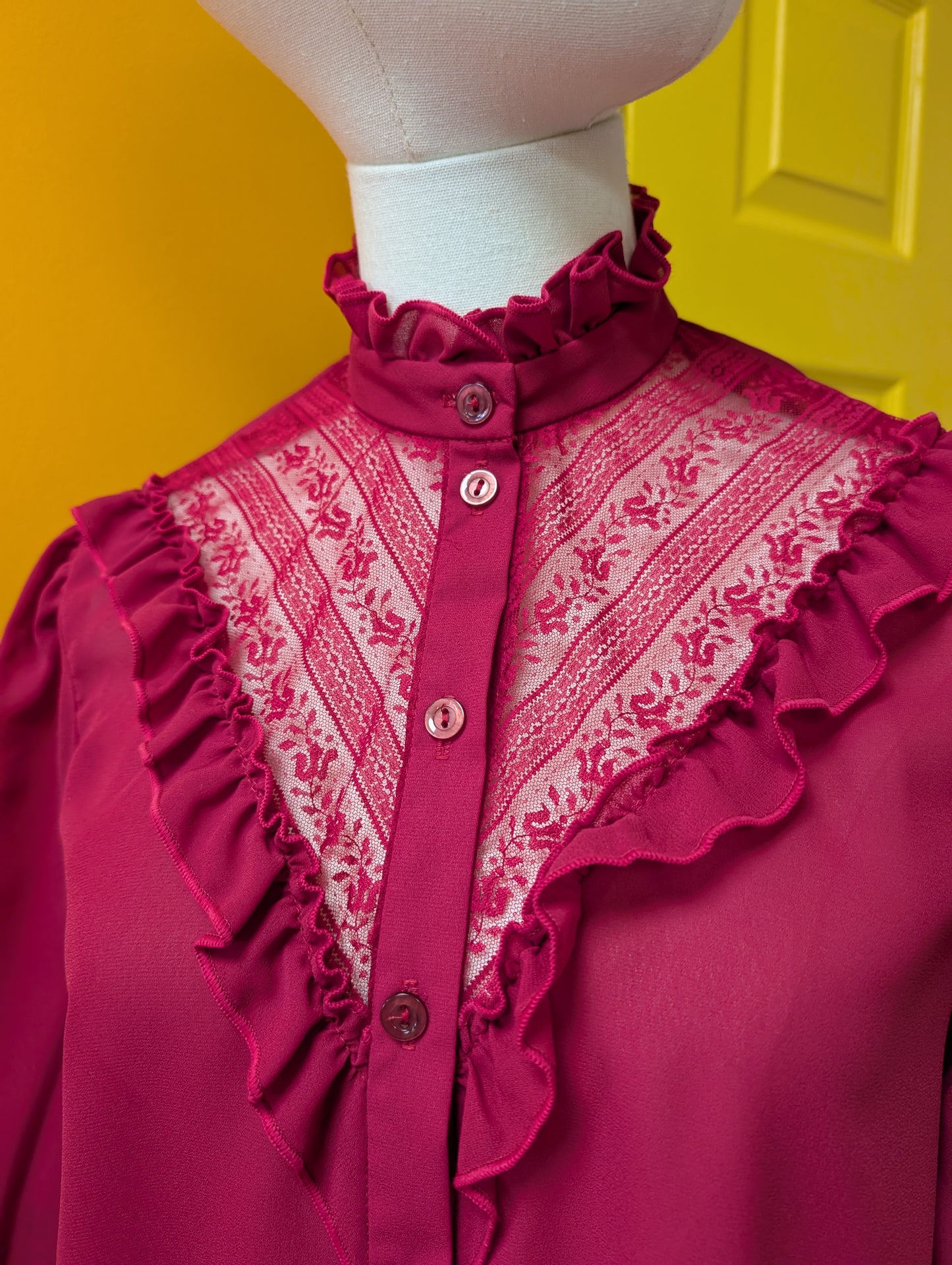 Late 1970s Linzi Separates blouse - S