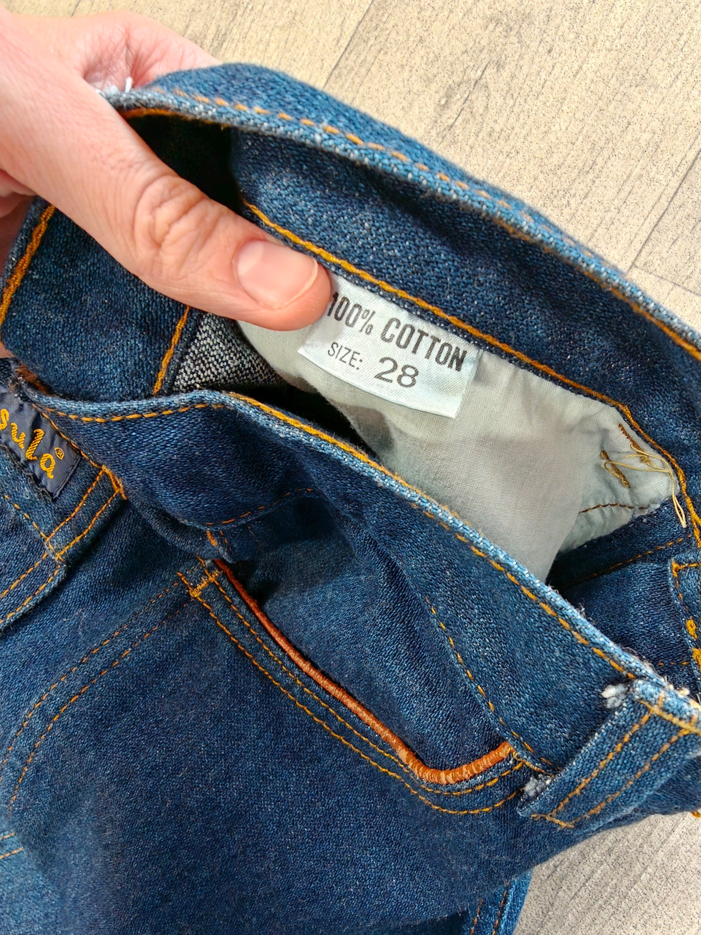 1970s Penisula flared jeans - 26" waist