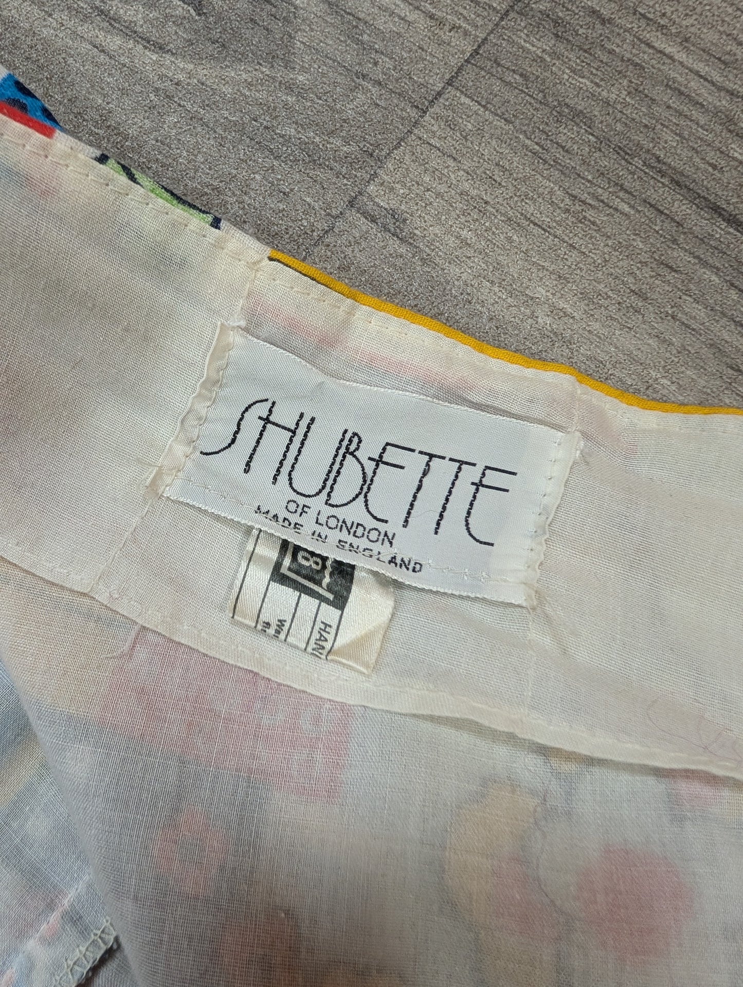 1970s Shubette patchwork print halter neck maxi dress - S/8