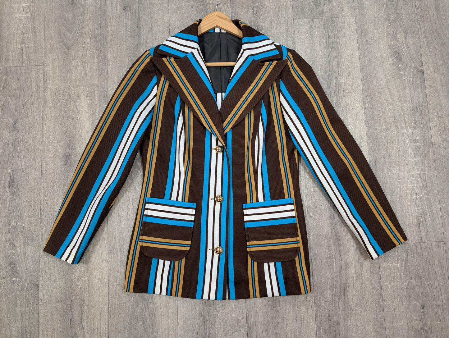 60s/70s Peter Shires striped jacket - S/10