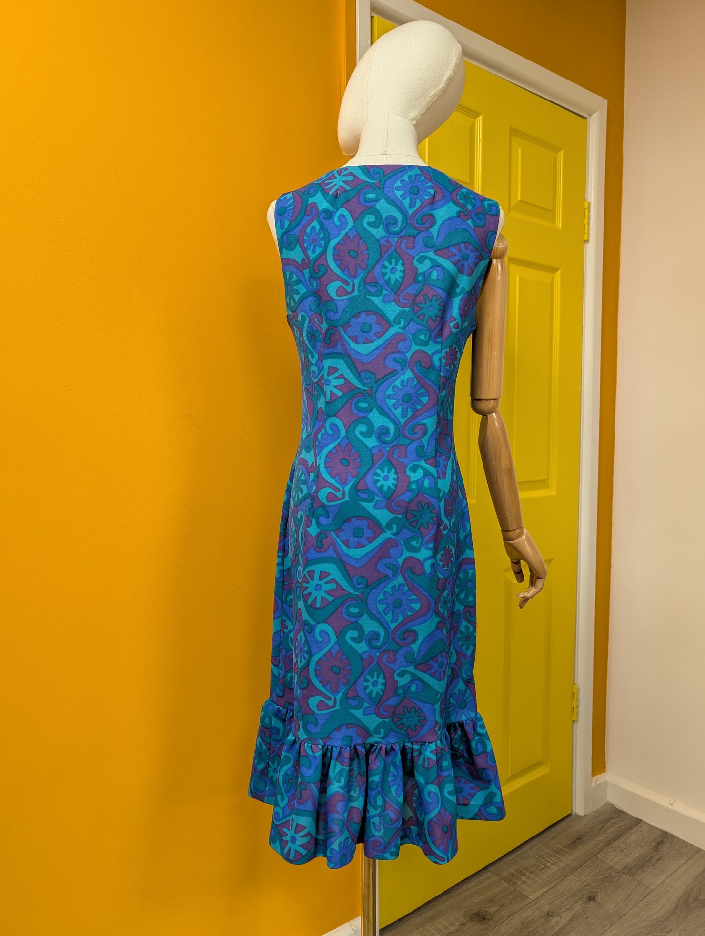 1960s Jerseyfield dress - S/10
