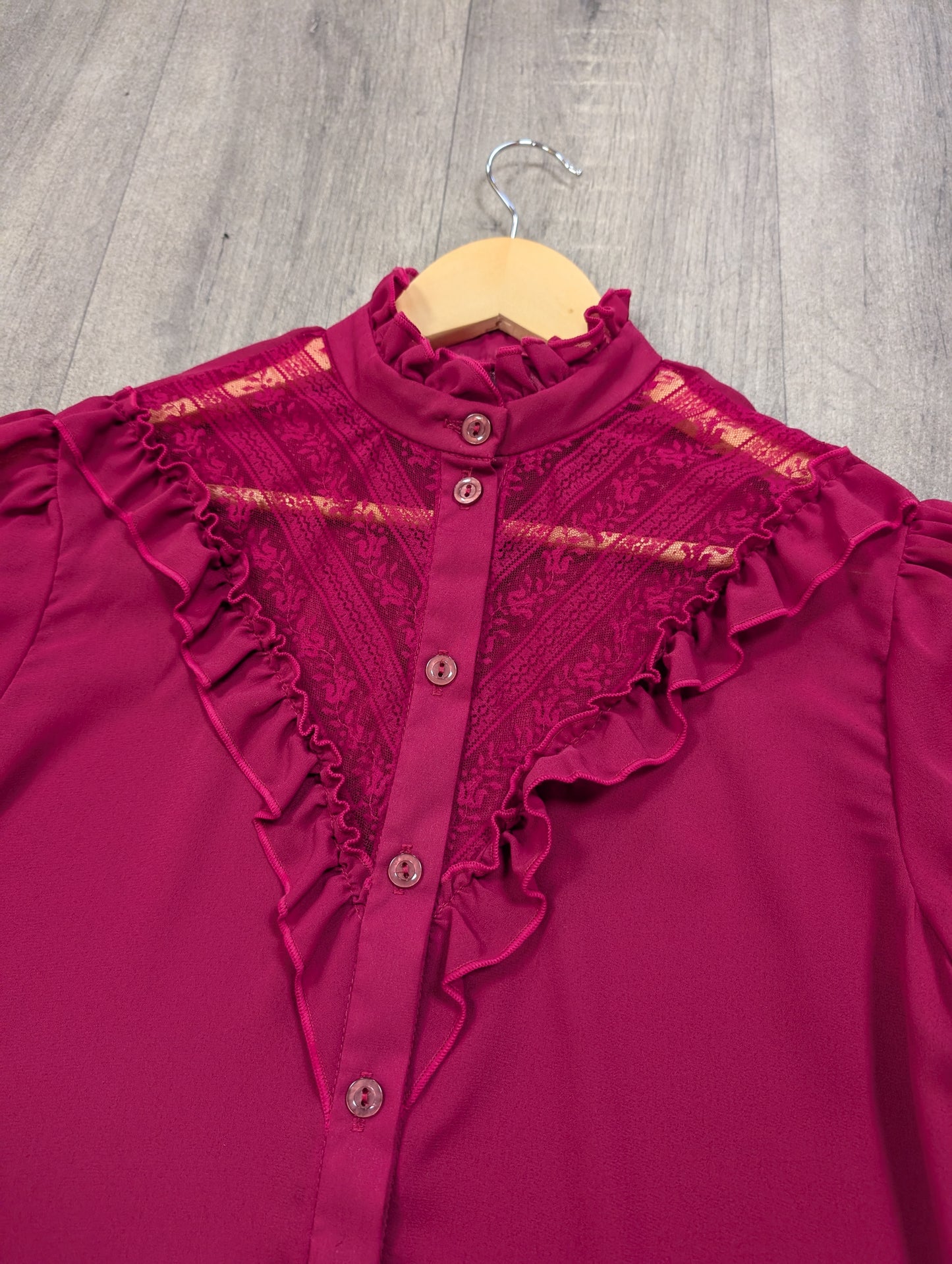Late 1970s Linzi Separates blouse - S