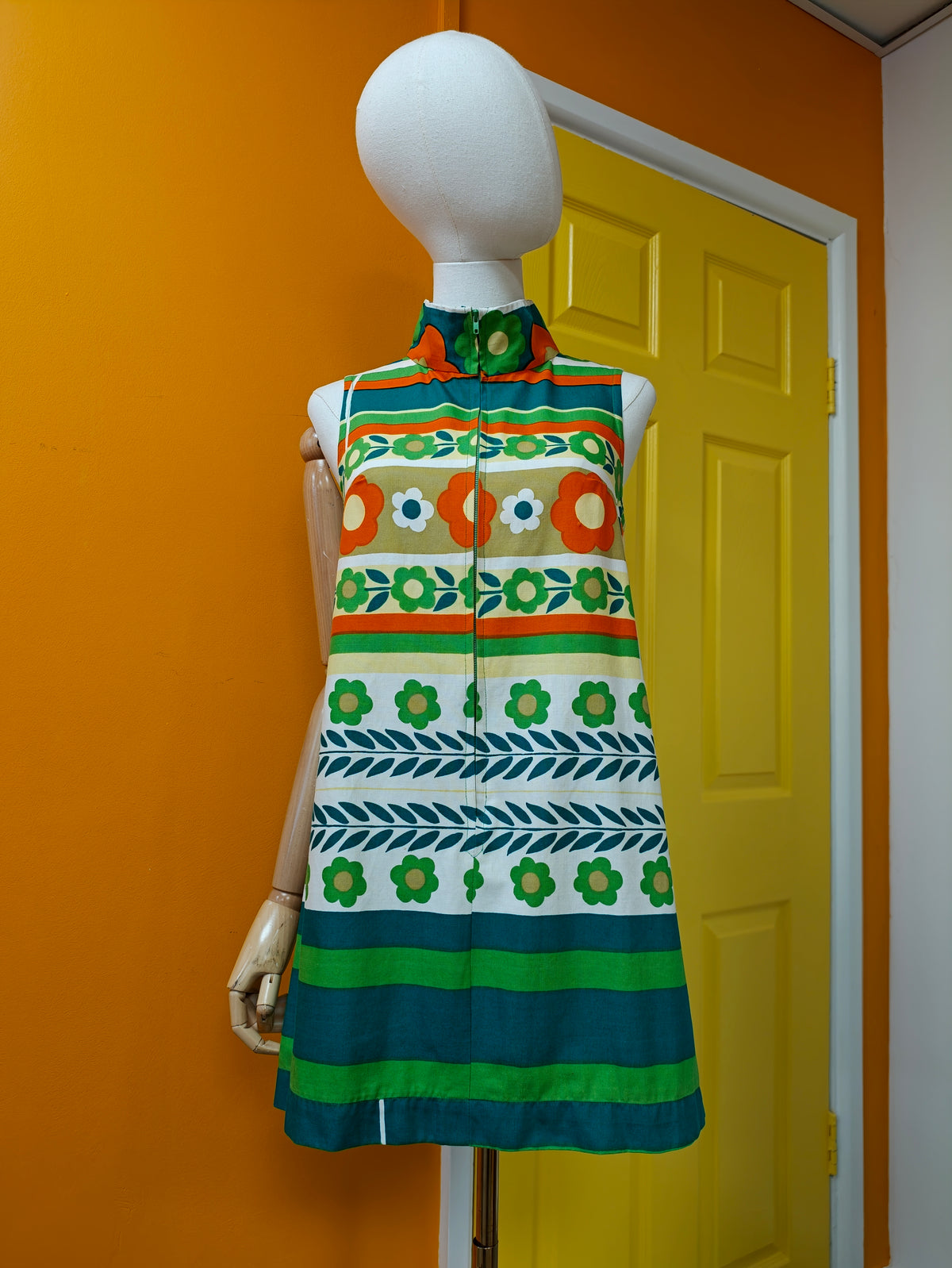 1960s Eres Paris cotton mini dress - XS/S