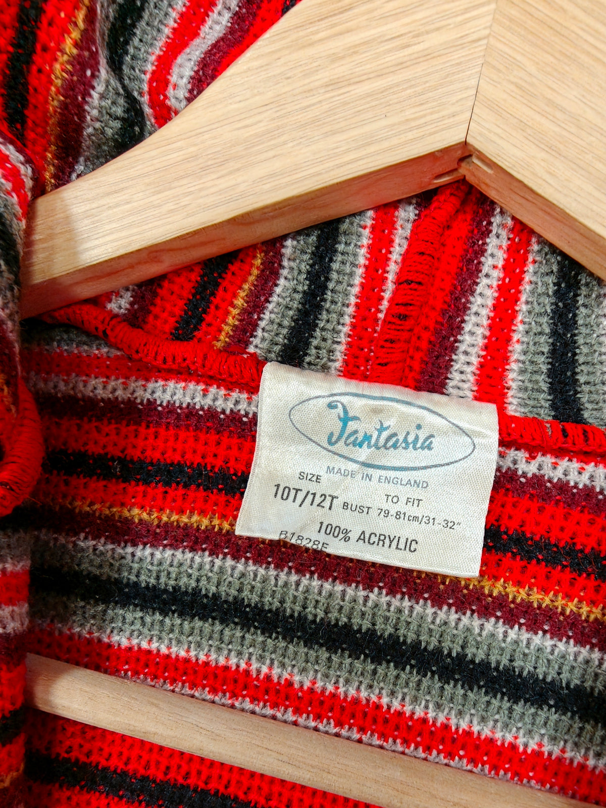 1970s Fantasia knitted hooded jacket - XS/S