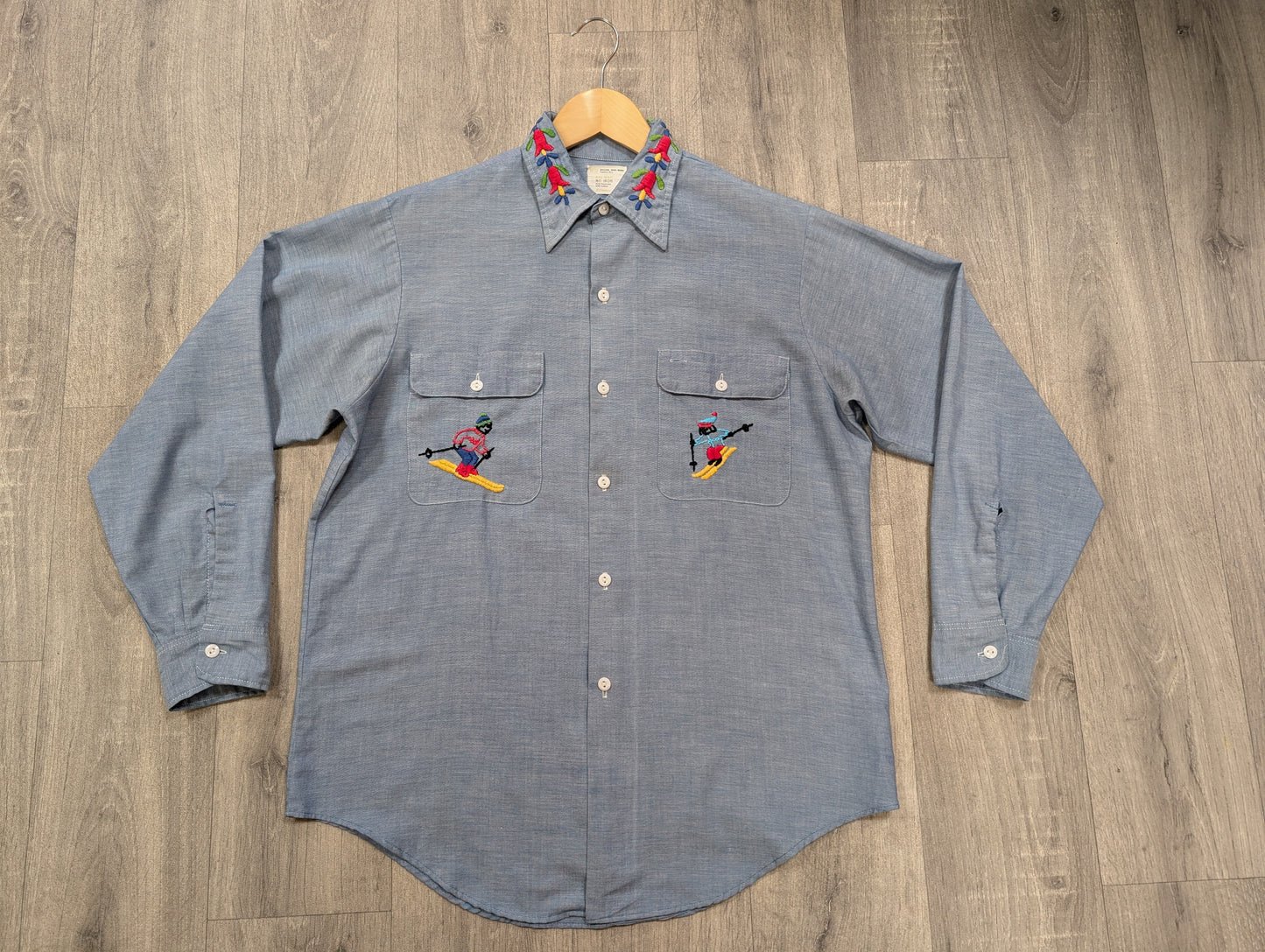 1970s JC Penney Big Mac embroidered shirt