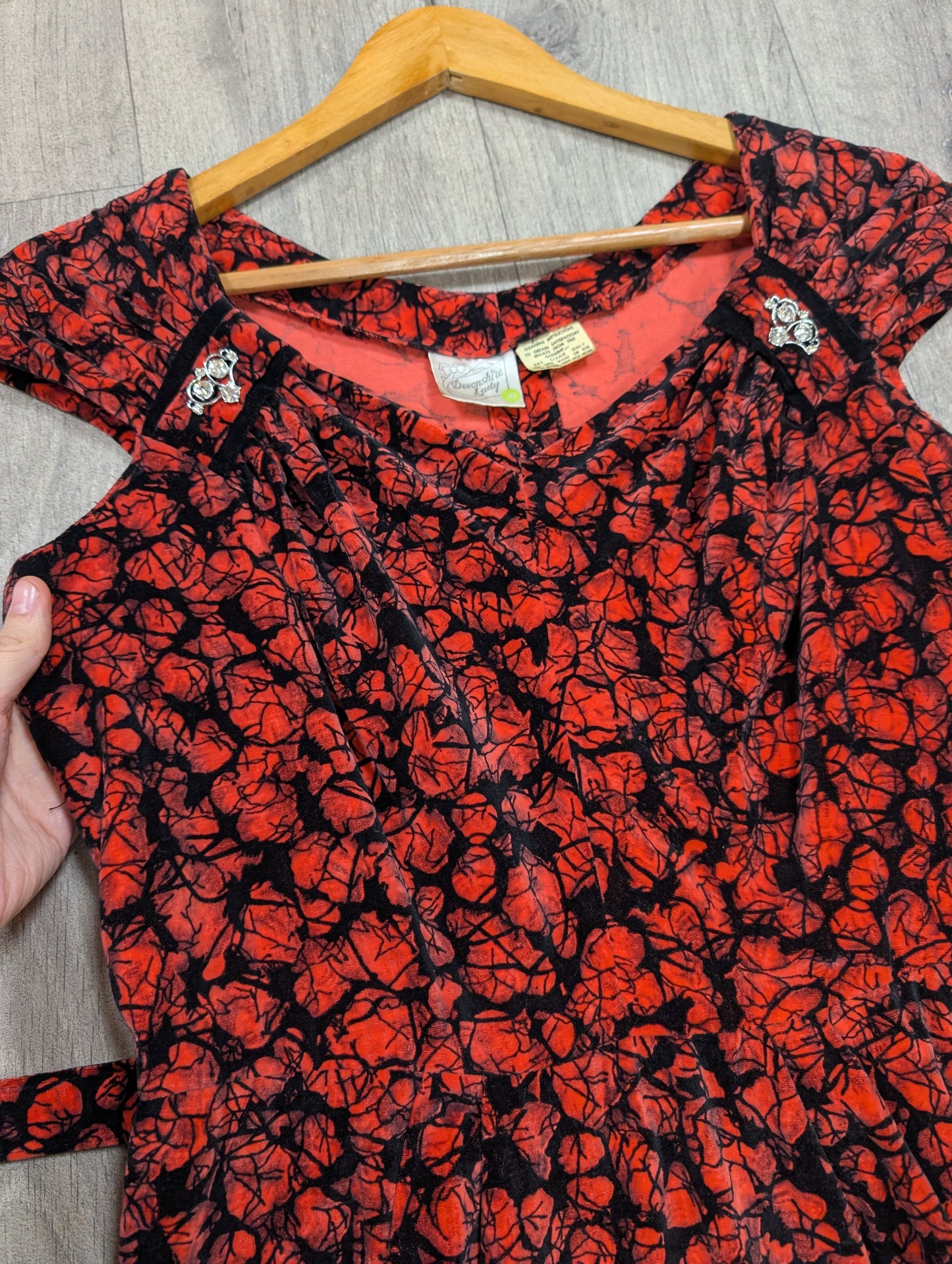 Deadstock 50s/60s Devonshire Lady dress - S/10