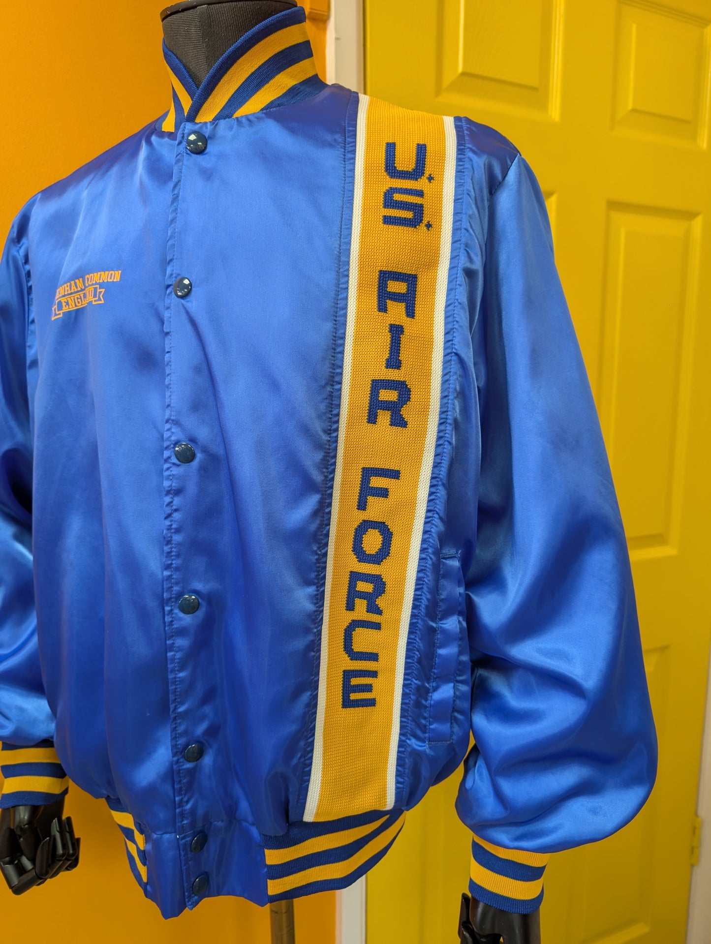 1980s Artex Greenham Common US Air Force satin bomber jacket