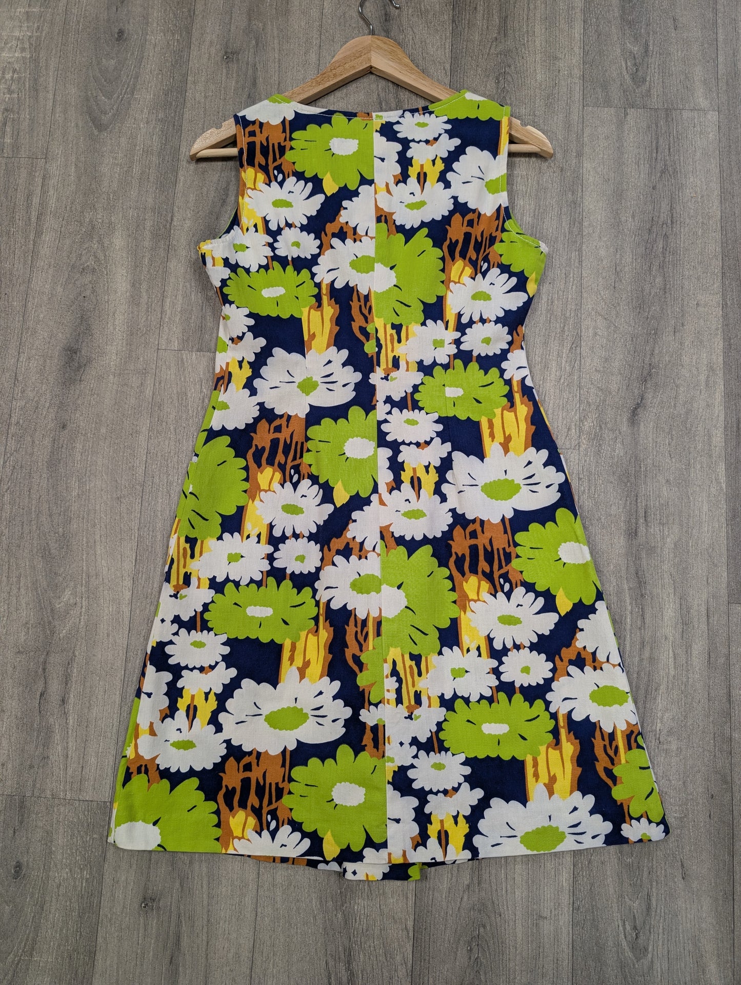 Early 1970s St Michael floral cotton dress - S/8/10