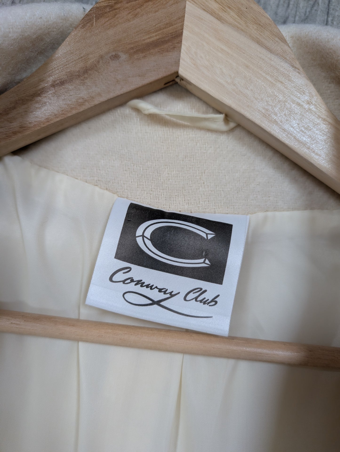 1980s Conway Club pure new wool coat - XL